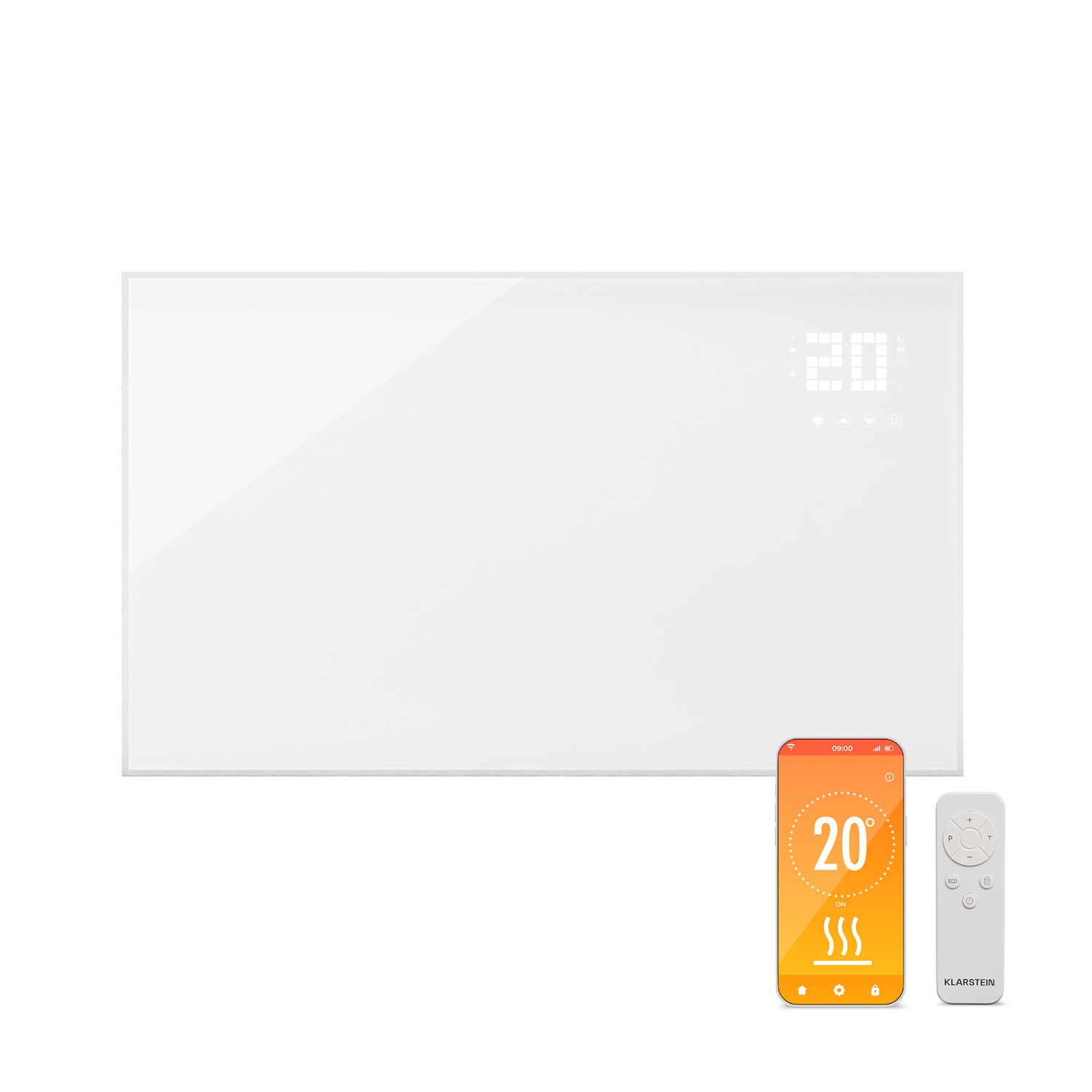 Wonderwall Smart Bornholm Infrarotheizung 110x65cm App 600W