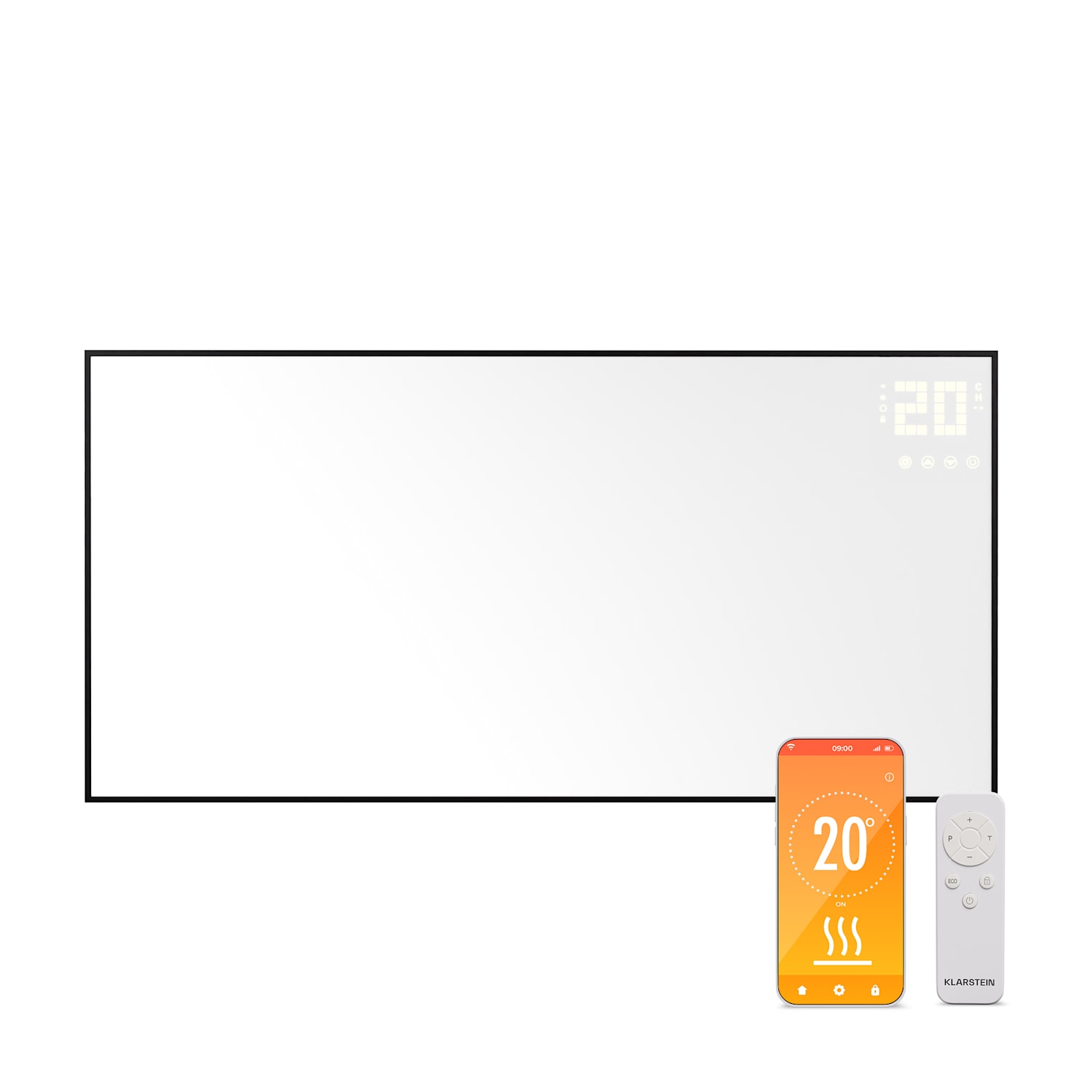 Wonderwall Smart Bornholm Infrarotheizung 130x65cm App 770W