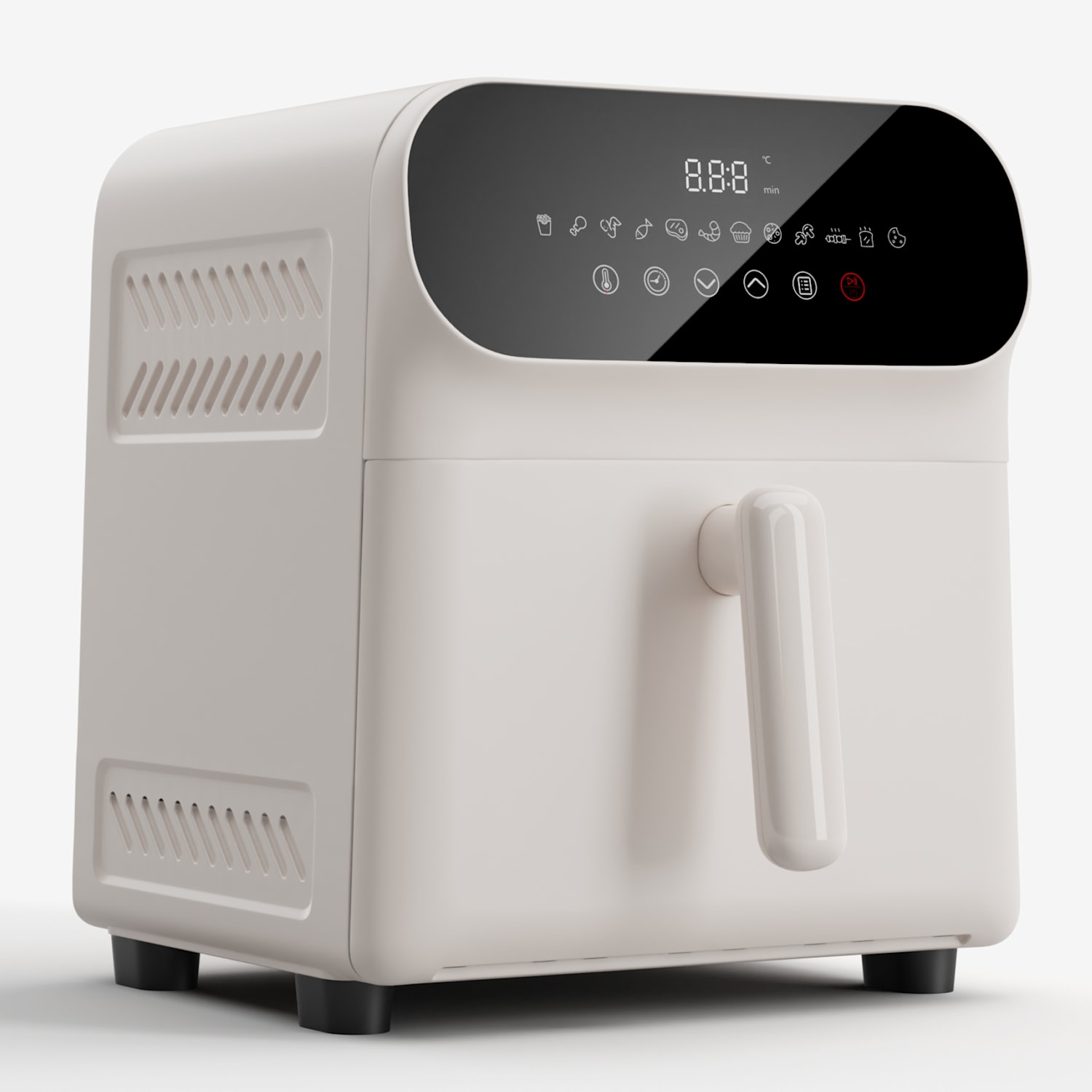 AeroCrisp 6 Digital Heißluftfritteuse 1700W 6 Ltr 12 Programme Touch