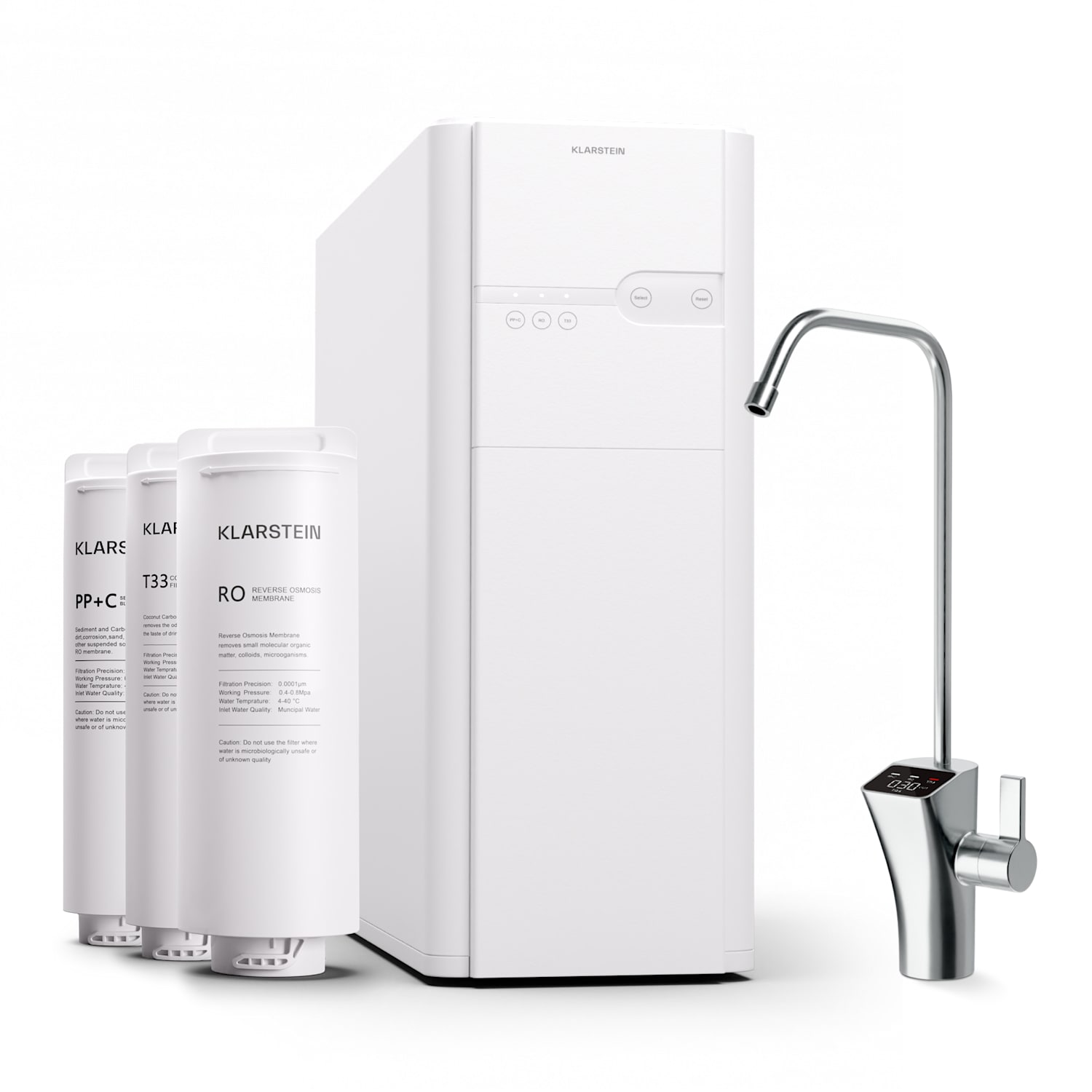 PureFina 400 Wasserfiltersystem Umkehrosmose 400 GPD 1500 L/d