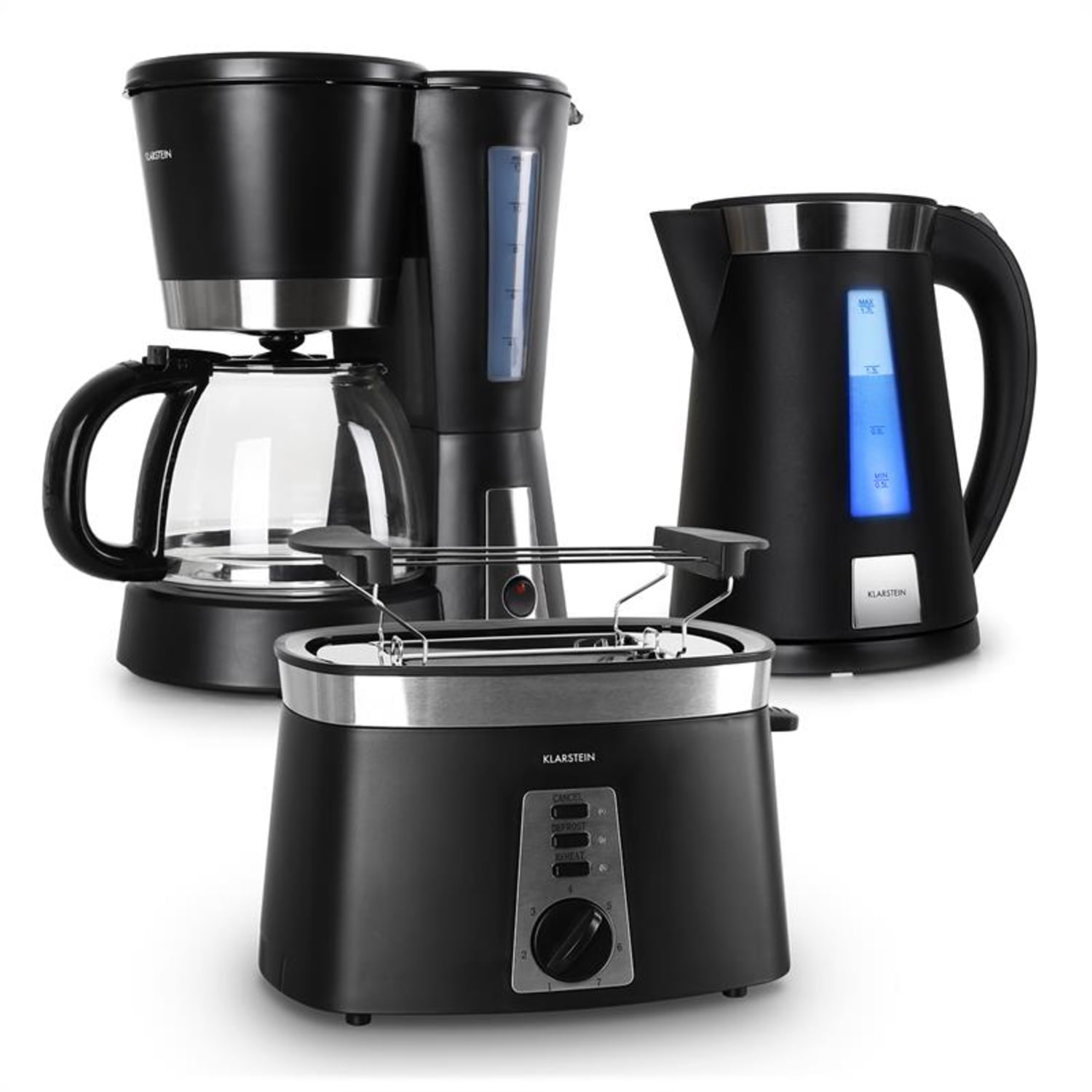 Sunday Morning Breakfast Set Coffee Machine Kettle & Toaster