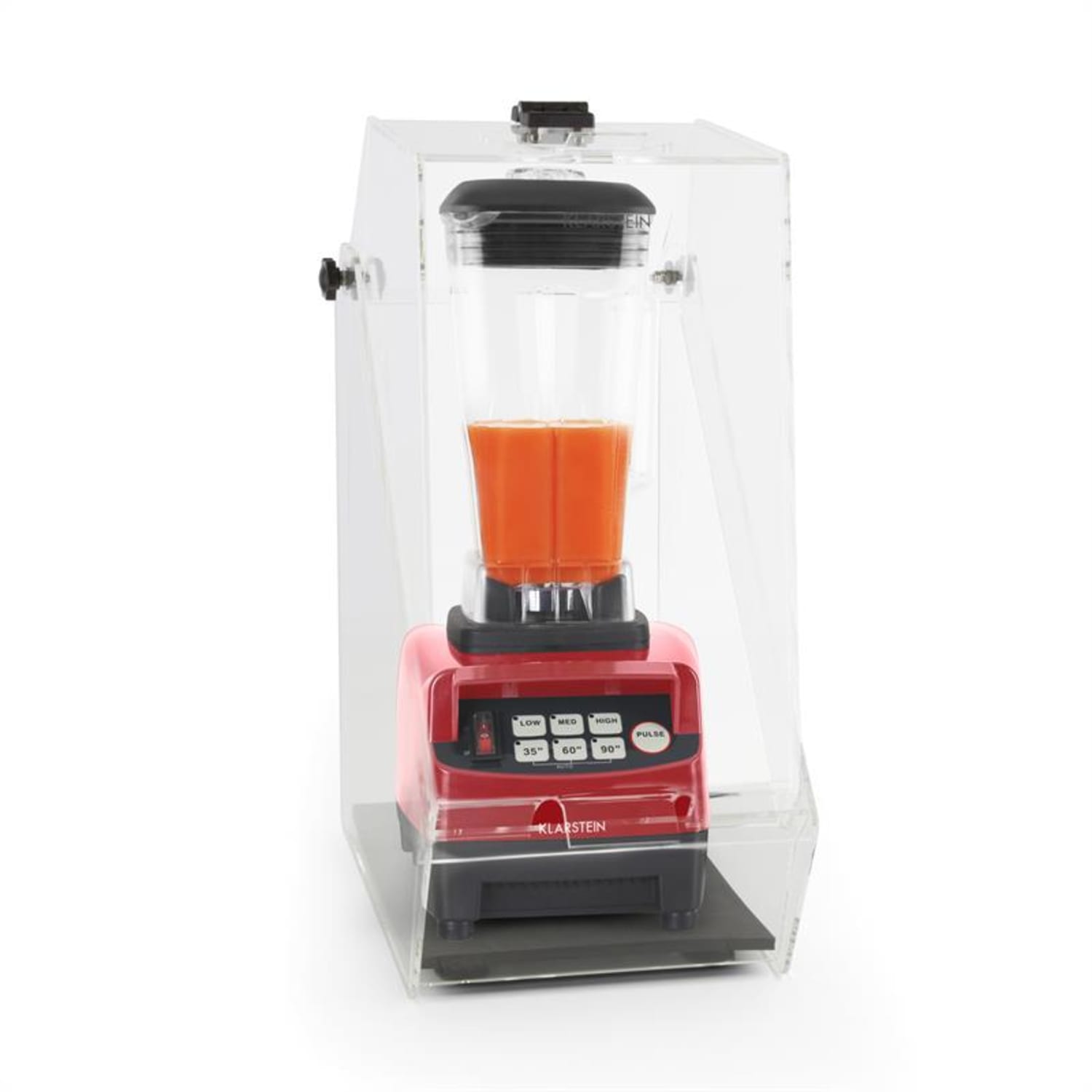 Herakles 5G Staande mixer rood met Deksel 1500W 2,0 PS 2 liter BPA-vrij