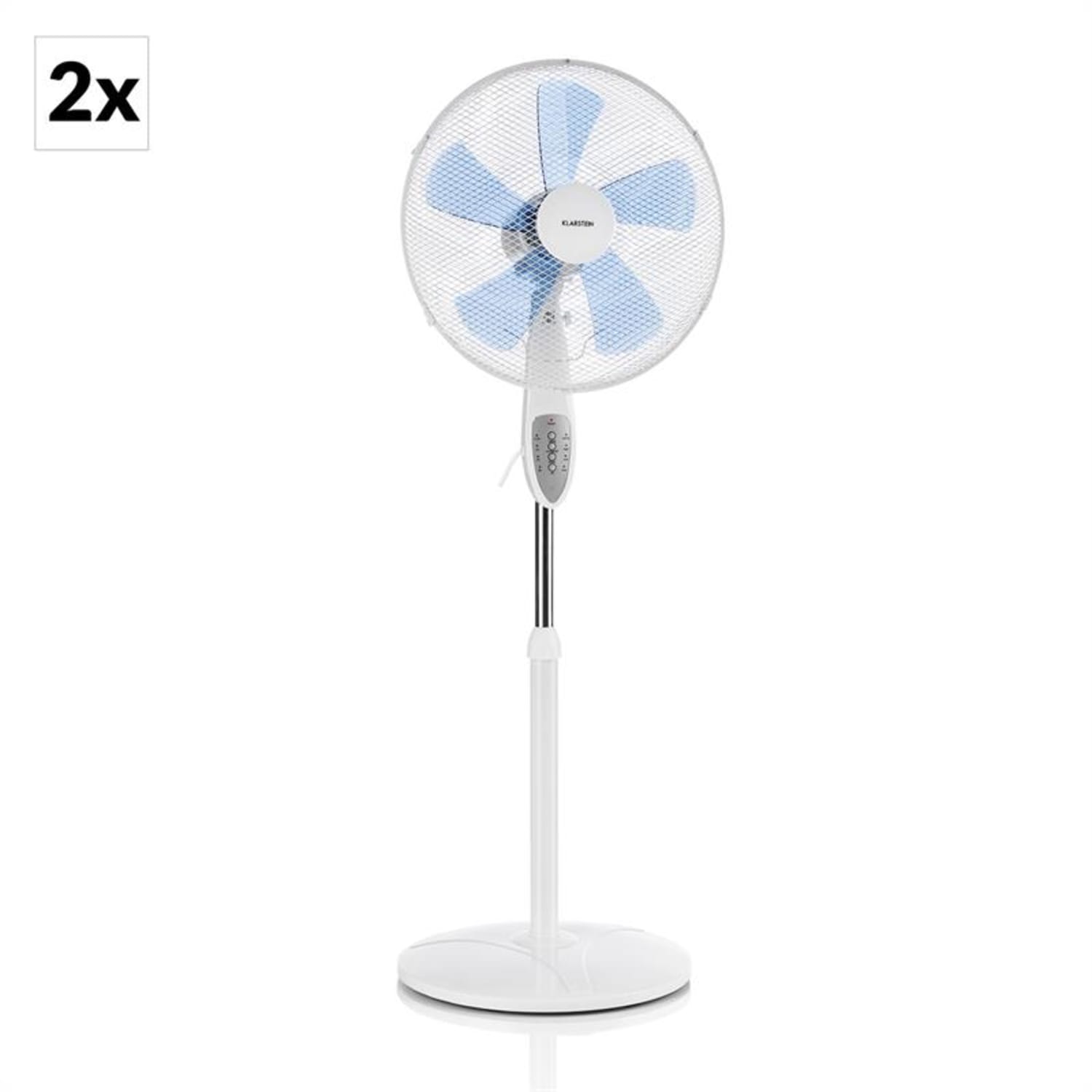 Summerjam, zestaw wentylatorów stojących, 2 szt., 41 cm (16"), 50 W, 3 poziomy