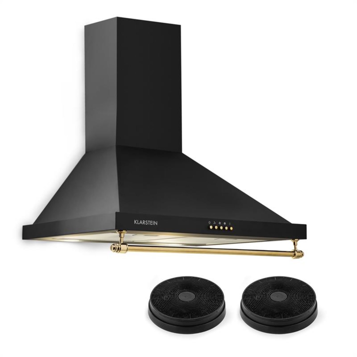 Montblanc Cooker Extractor Hood Recirculation Set 610m³ / h 165W 2x1.5W Black