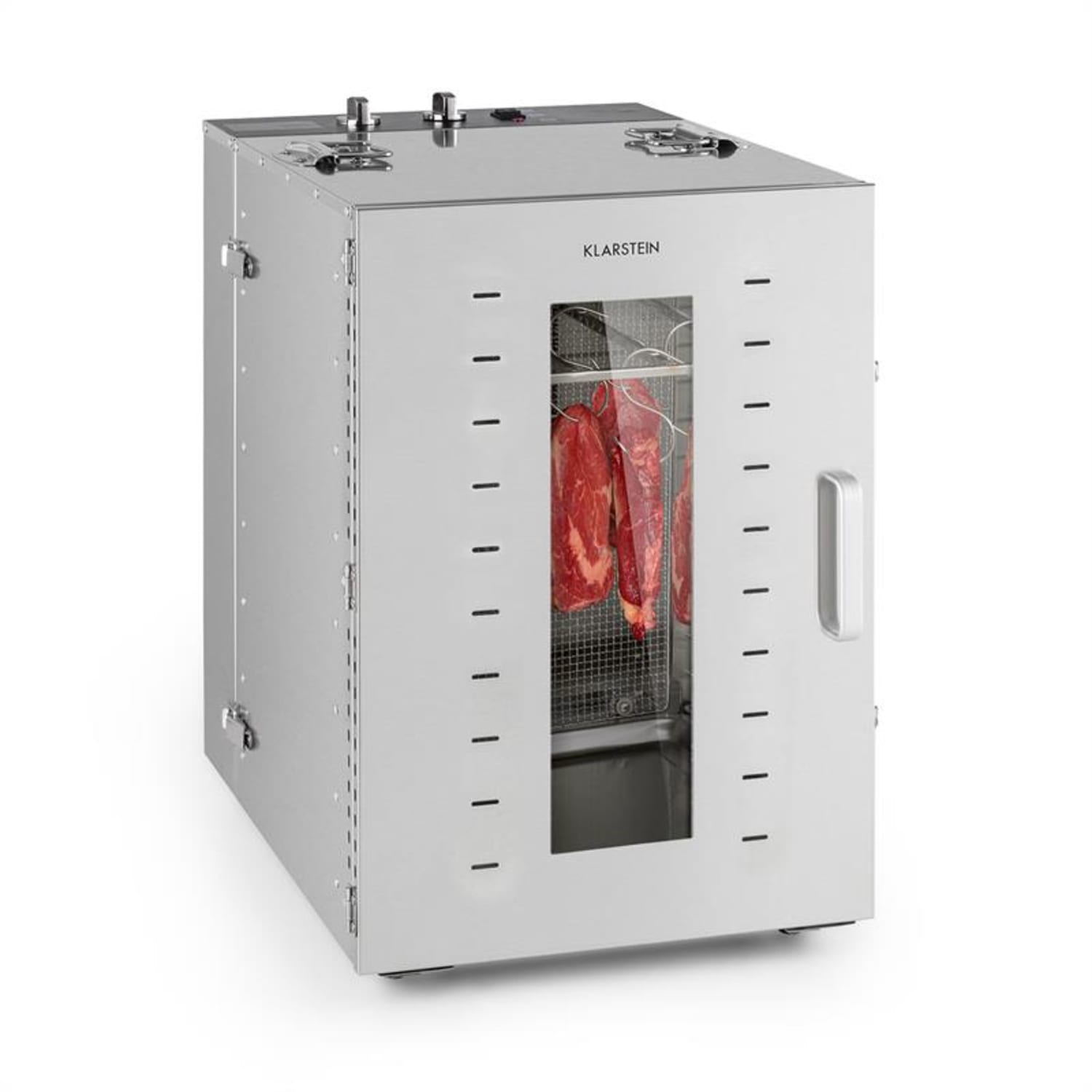 Master Jerky 16 Ensemble déshydrateur + crochets à viande 1500 W inox argent