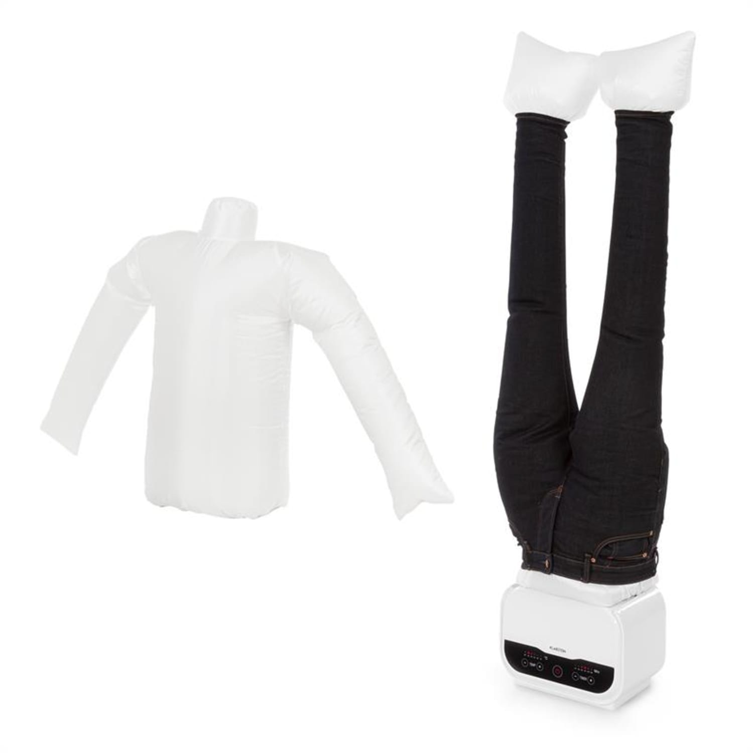 ShirtButler Pro automatisches Trocknersystem Hemd & Hose 1200 W 2-in-1 70 °C Timer weiß