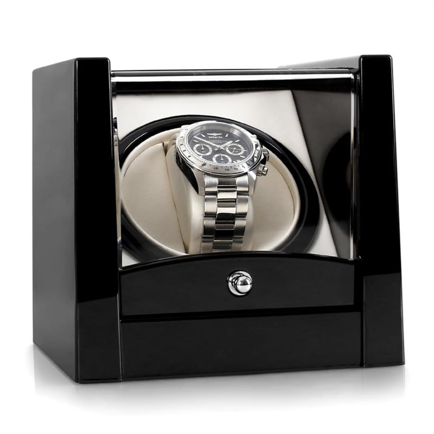 Klarstein Cannes watch winder 1 Uhr svart pianolack