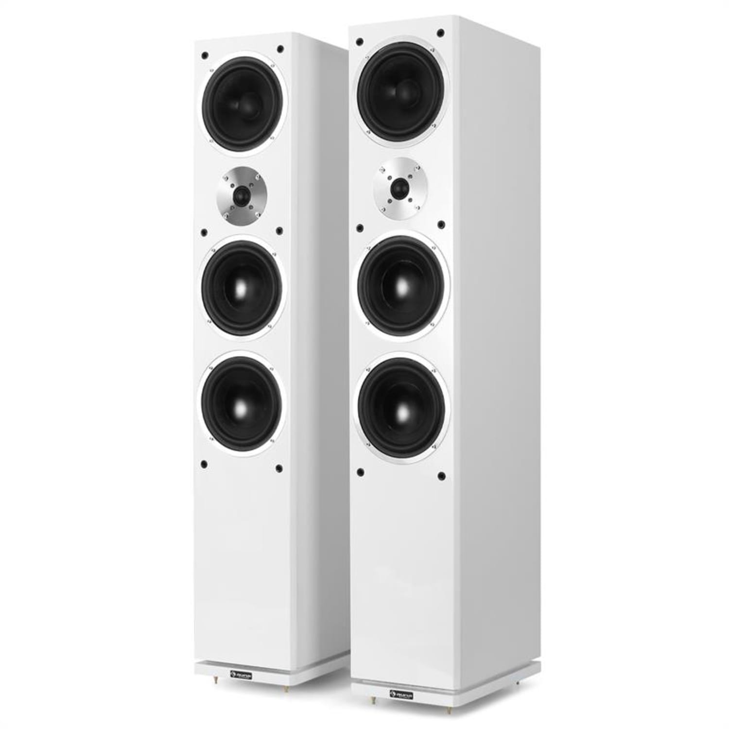 line600WH Passive Floor Standing Speaker Pair 140W RMS White