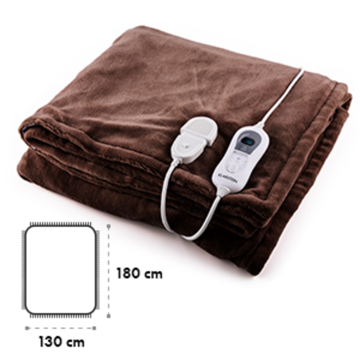 Dr. Watson XL, 120W, 180 X 130см, електрическо одеяло,тъмно кафяво