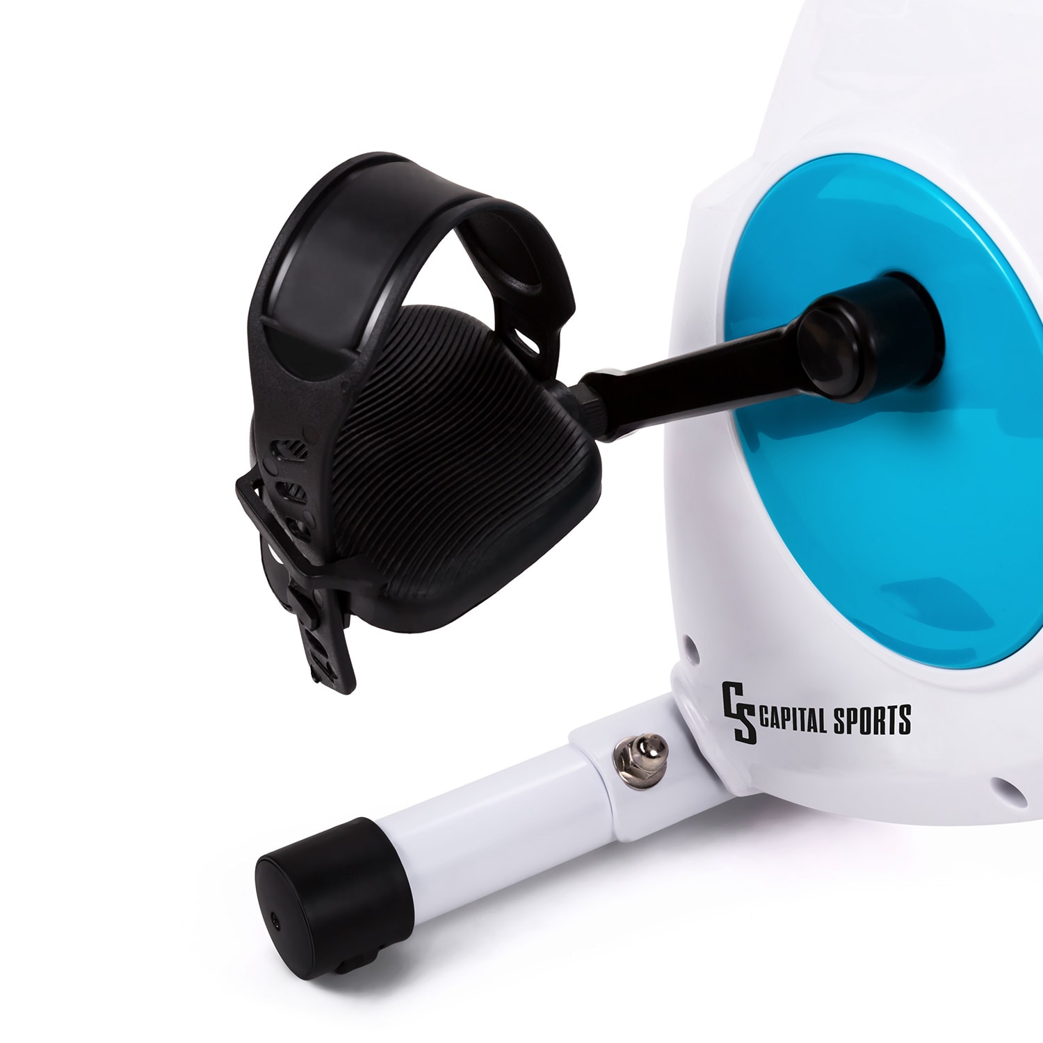 KLAR FIT Azura Vélo D'Appartement - Ergomètre Avec Pulsomètre, 8 Niveaux De Résistance, Support Tablette, Pliable, Max 100kg