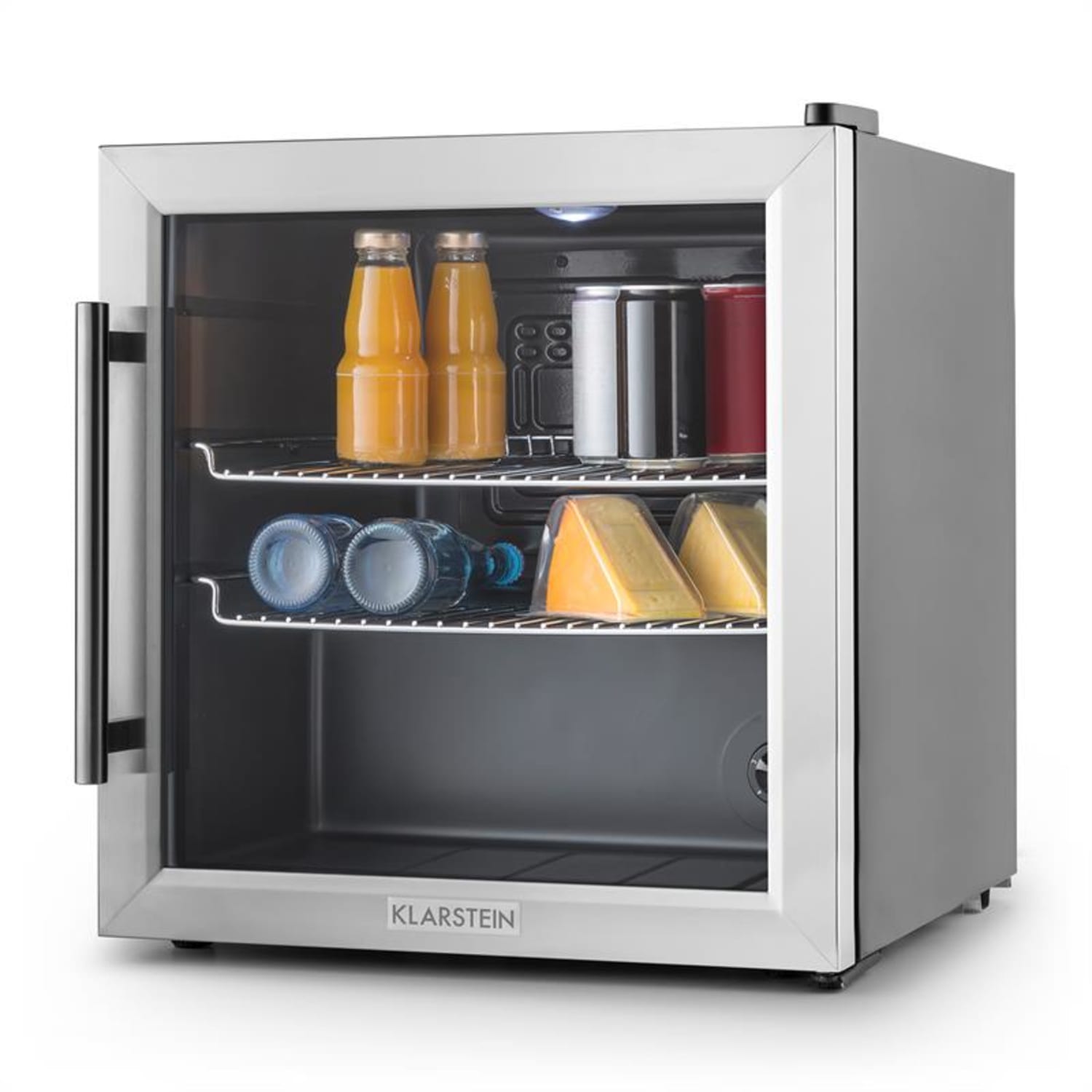 Beersafe L Kühlschrank 47Liter Klasse A+ Glastür Edelstahl