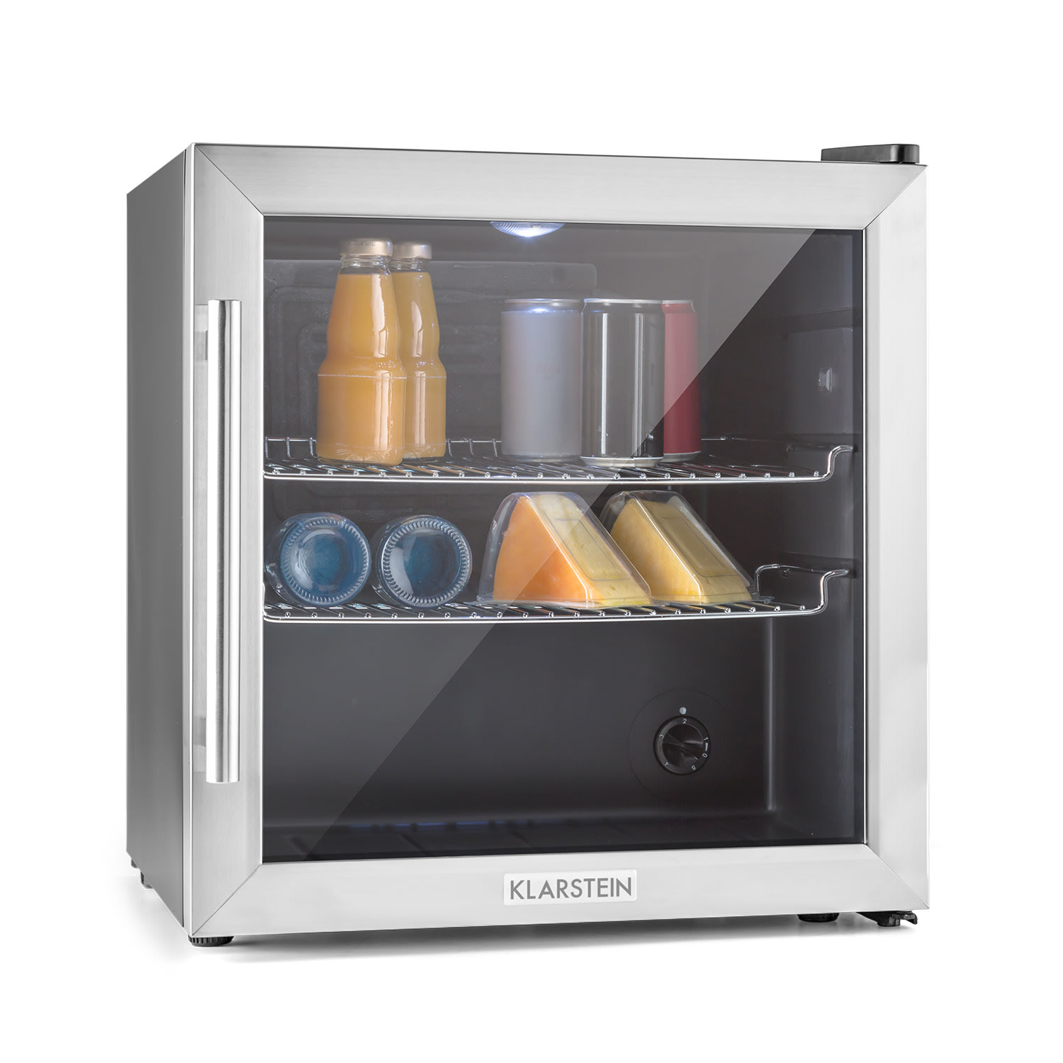 Beersafe L refrigerator 47 litres 2 shelves panorama glass door stainless steel
