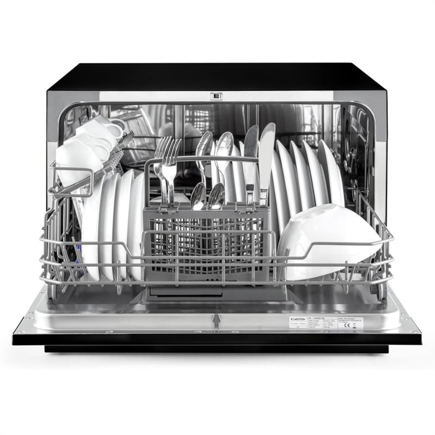 Amazonia 6 Table Dishwasher A+ 1380W 6 Place Settings 49 dB Black