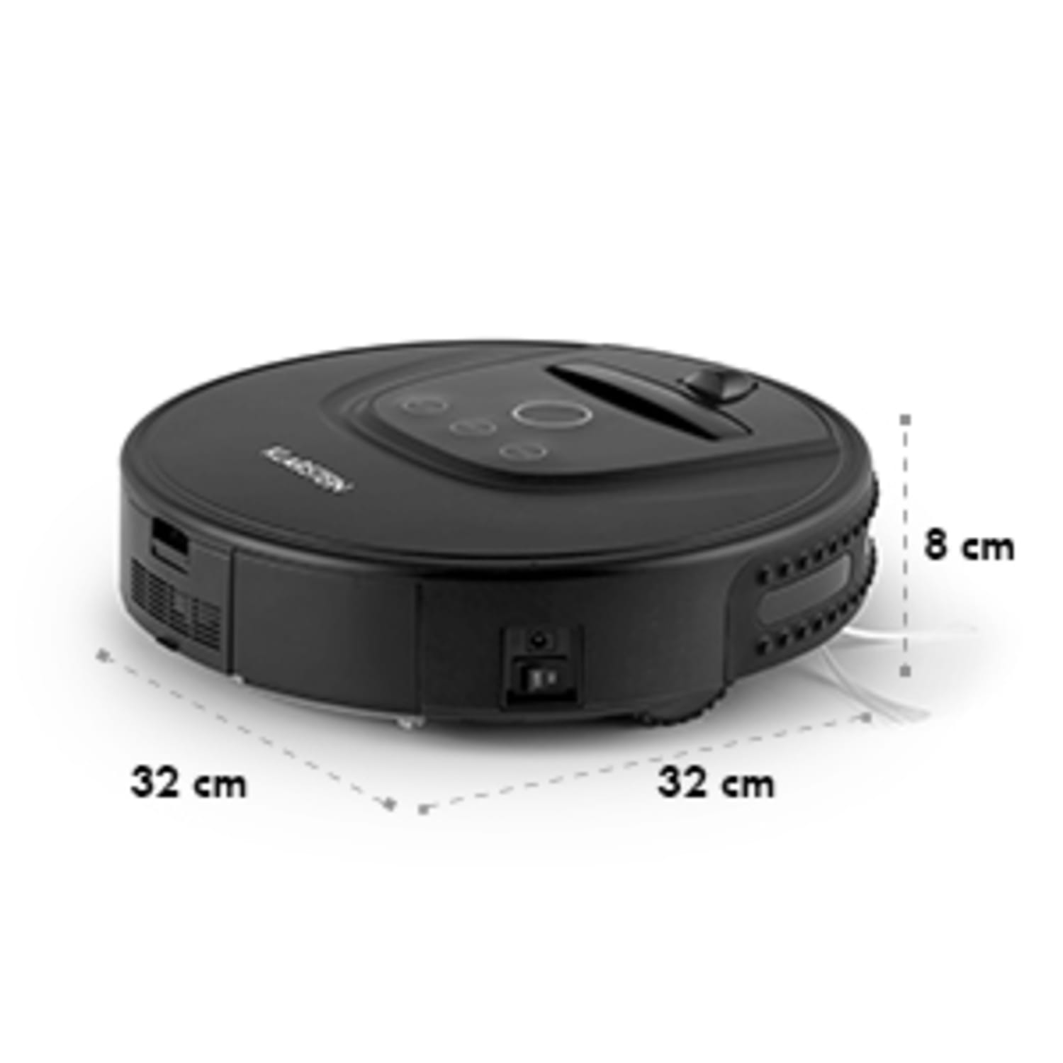 Cleanhero Saugroboter Staubsauger Automatik Fernbedienung schwarz