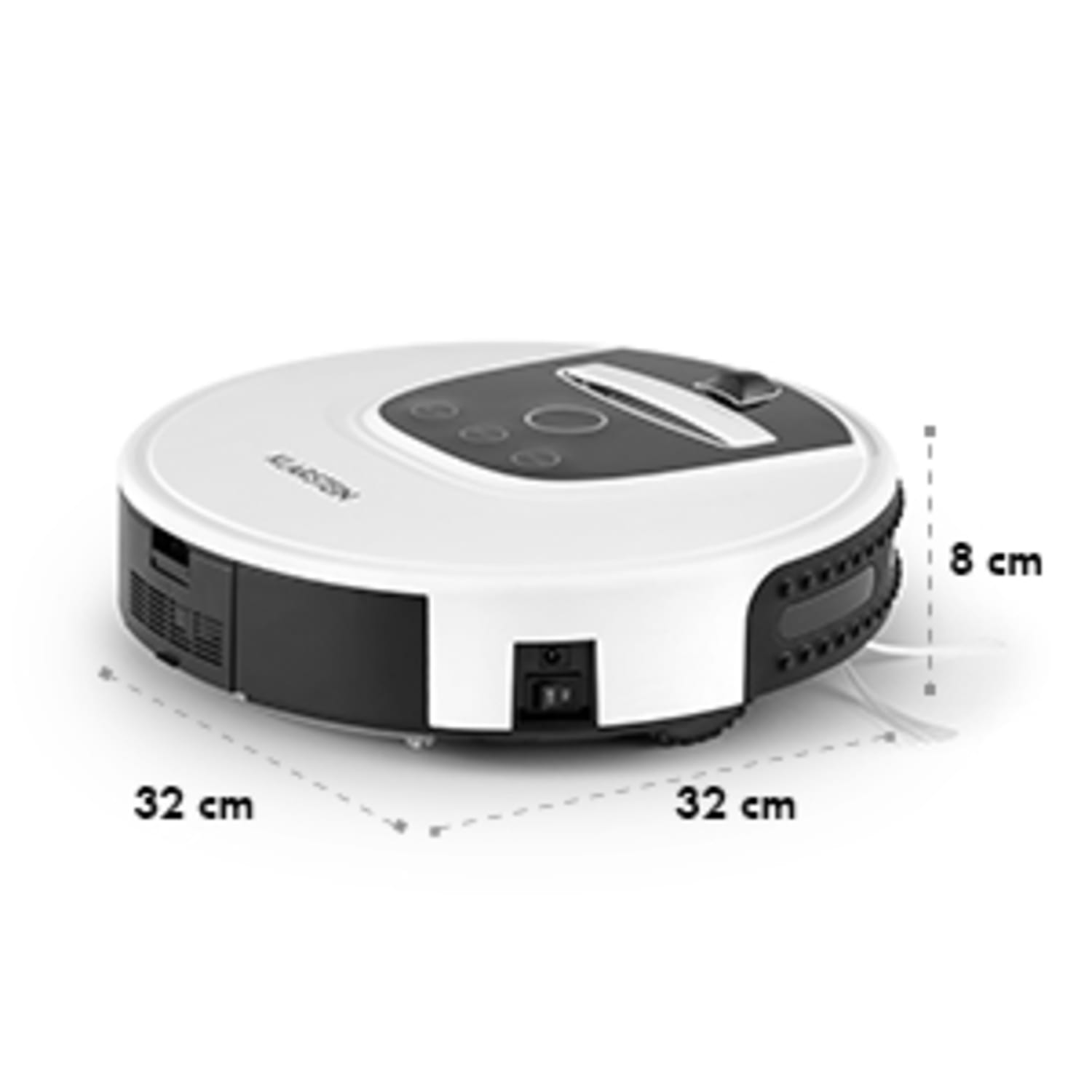 Cleanhero Robotdammsugare Dammsugare Automatisk Fjärrkontroll vit