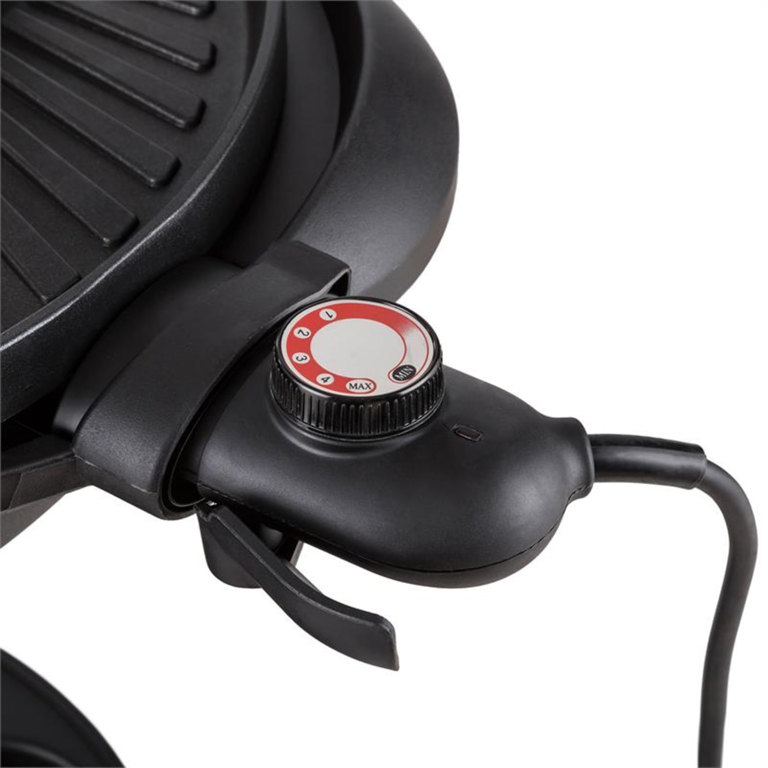 Grillpot Electric Stand Grill w. Built in Fryer 40cm Cast Iron 1600w