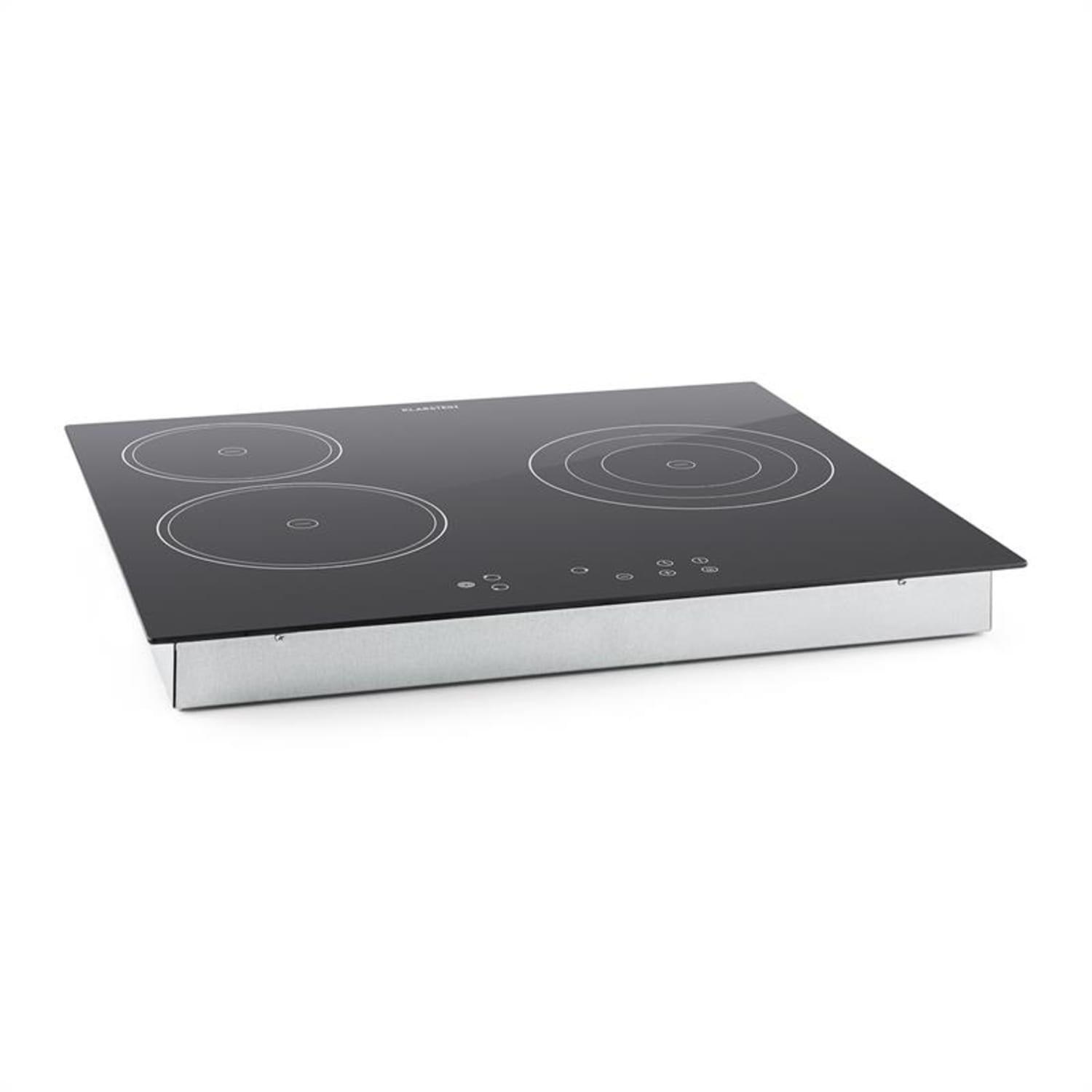 Klarstein Virtuosa, 5300 W, 59 x 52 cm, kerámia főzőlap, beépíthető főzőlap, 3 zóna, üvegkerámia