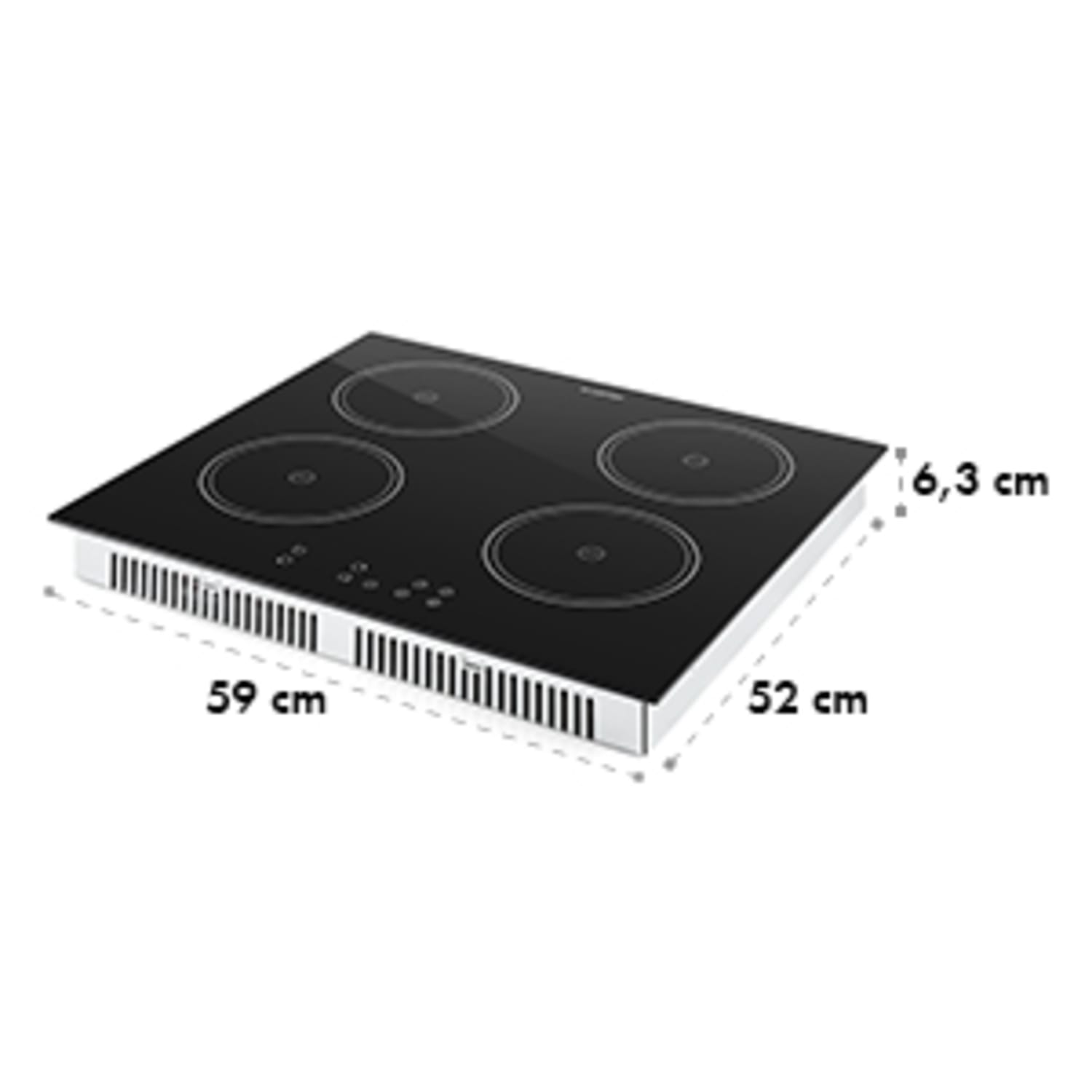 Virtuosa Piano Cottura Induzione Componibile 7000W