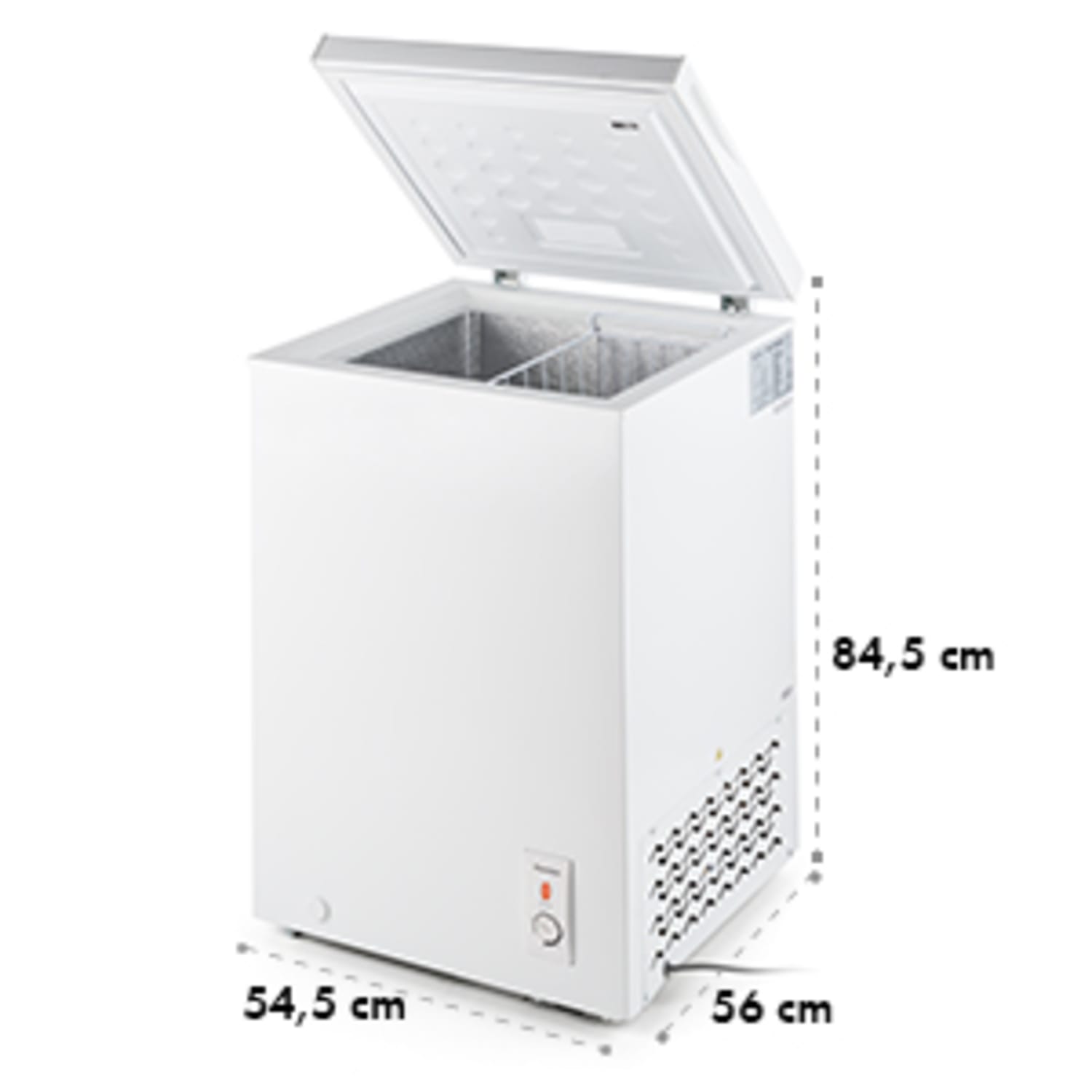 Klarstein Iceblokk, biela, mraziaci box, mraznička, 100 l, 75 W, A+
