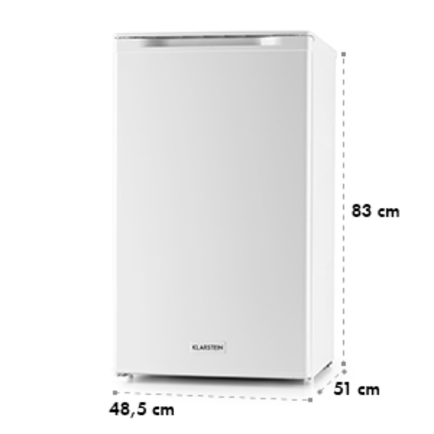 Garfield XL congélateur 4 étoiles 3 étages 75L 80W classe A+ - blanc