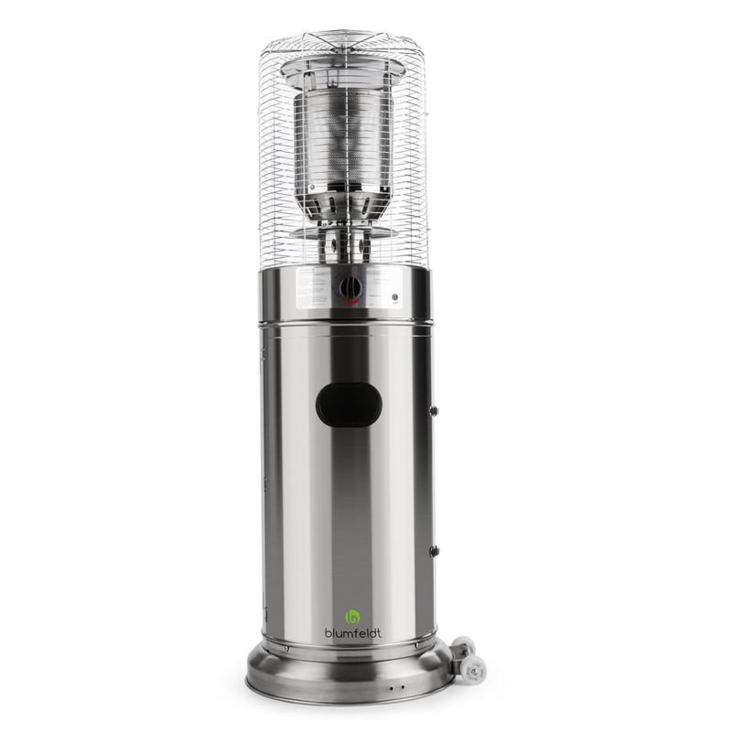 Heatwave V2A Terrassenheizstrahler Gas Edelstahl mobil 11 kW 800g/h