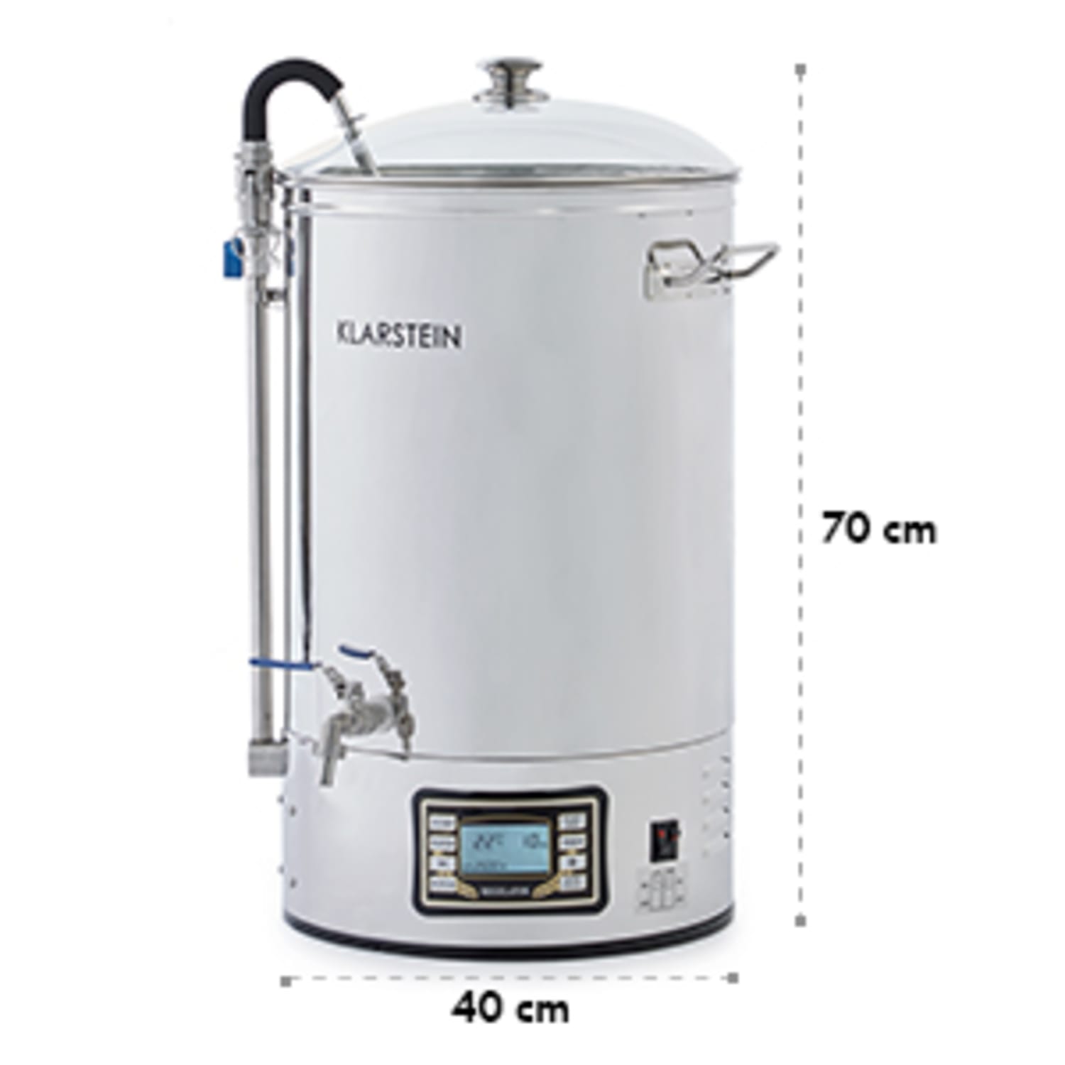 Mundschenk Mash Tun Mash Kettle Beer Brewing Set 2500W 30l Stainless Steel