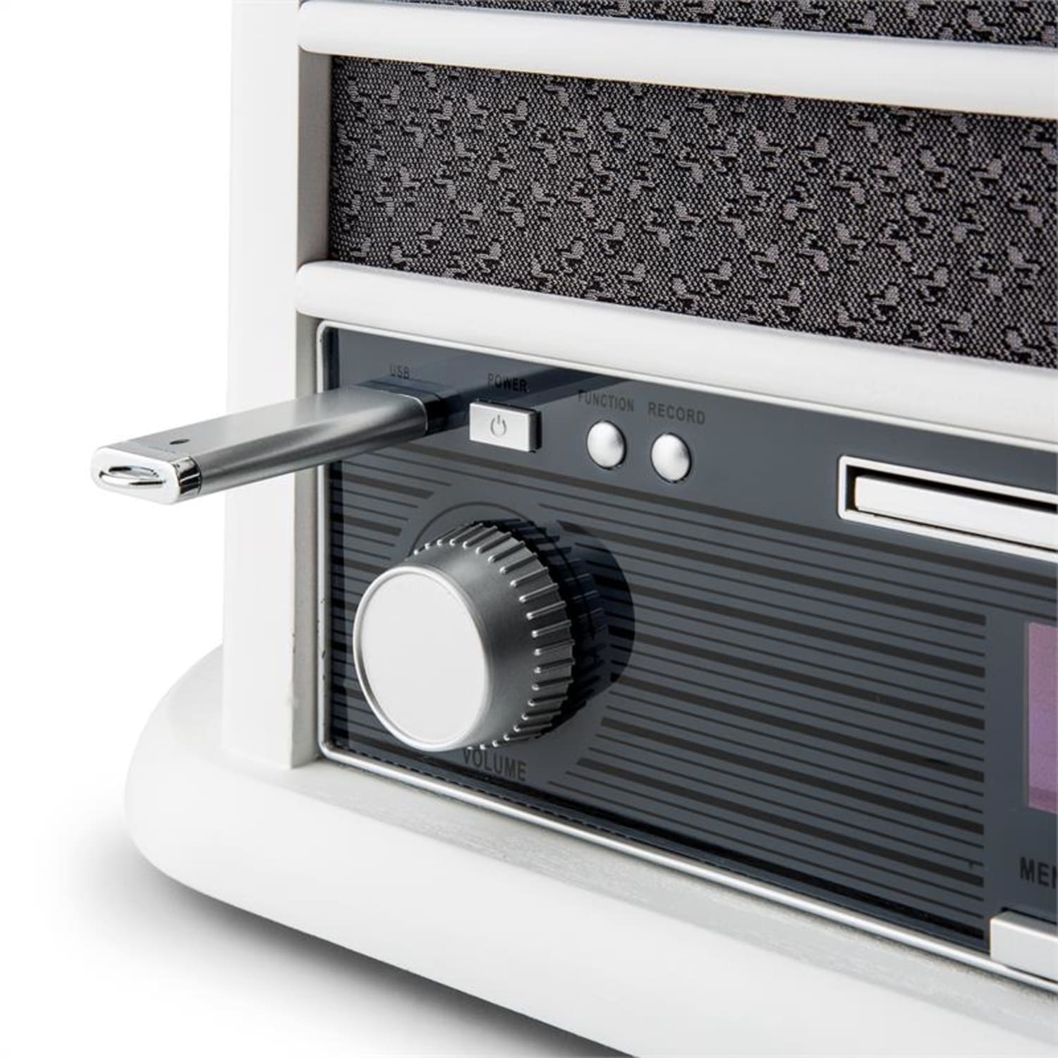 Belle Epoque 1908 DAB retrostereo record player DAB + Bluetooth white