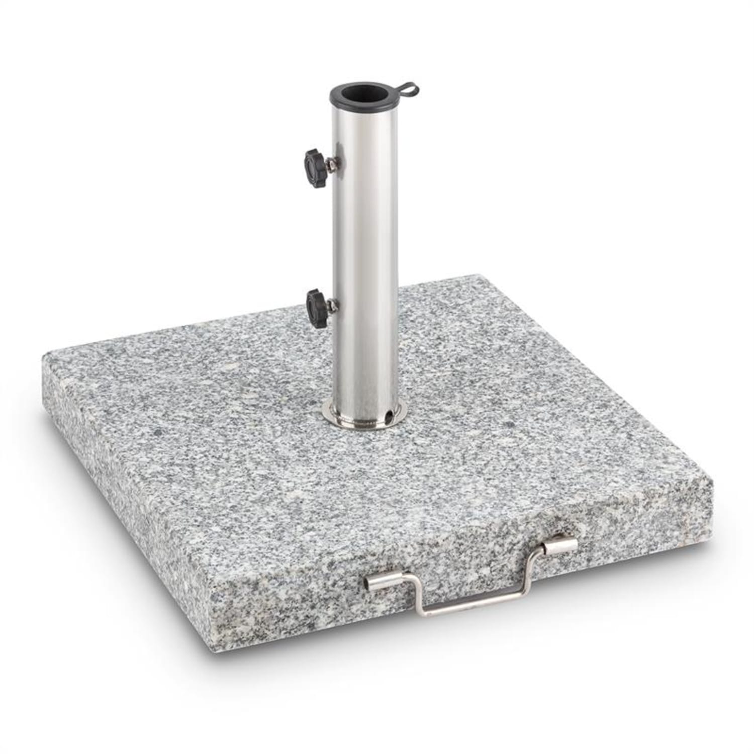 Schirmherr 30SQ Sun Umbrella Stand 30 kg Terrace Granite Grey Polished