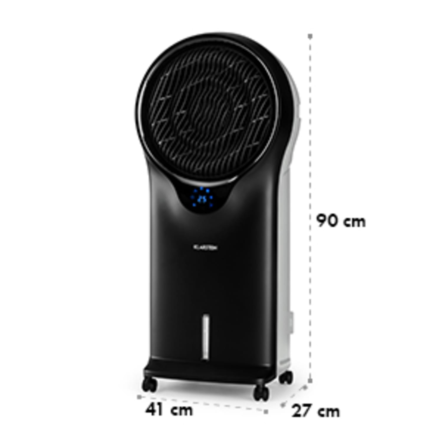 Whirlwind 3-en-1 rafraîchisseur ventilateur humidificateur d'air noir