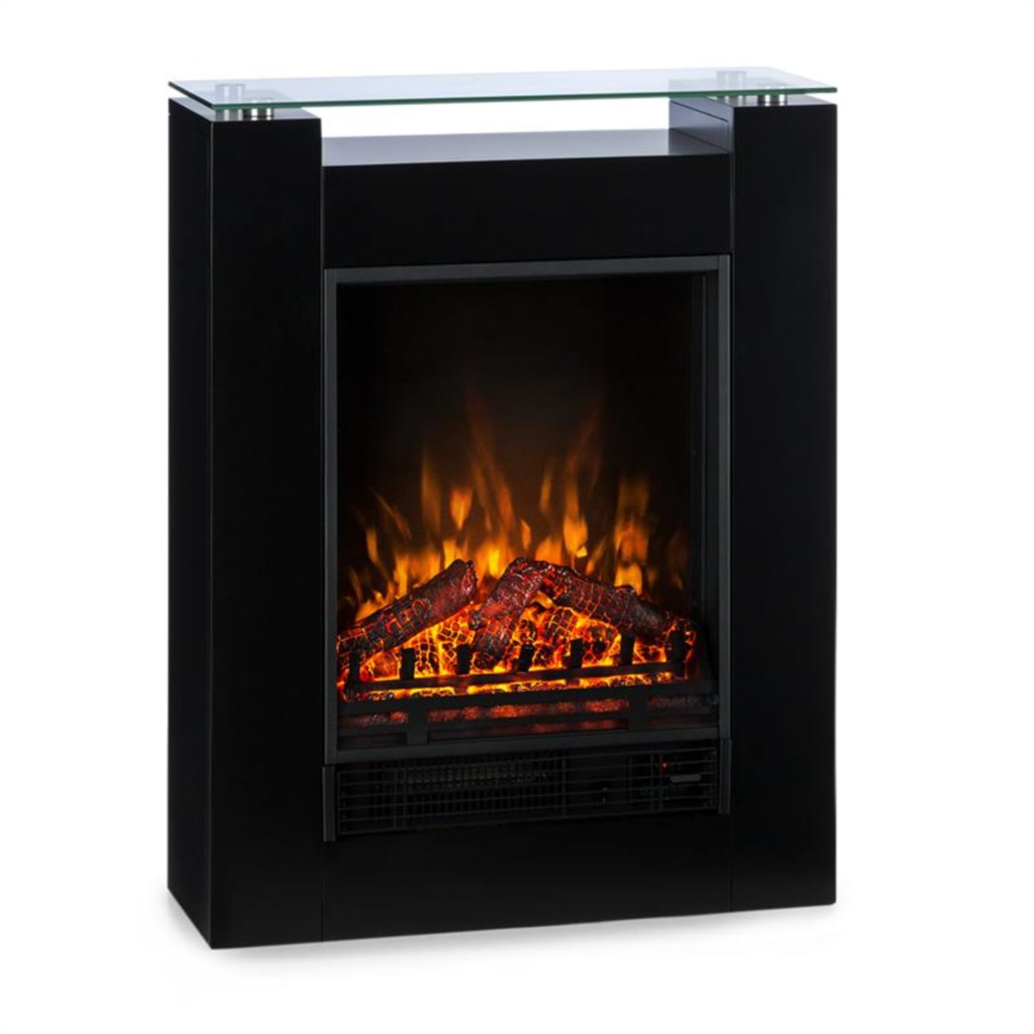 Studio 5 Electric Fireplace Fan Heater 900/1800 W Black