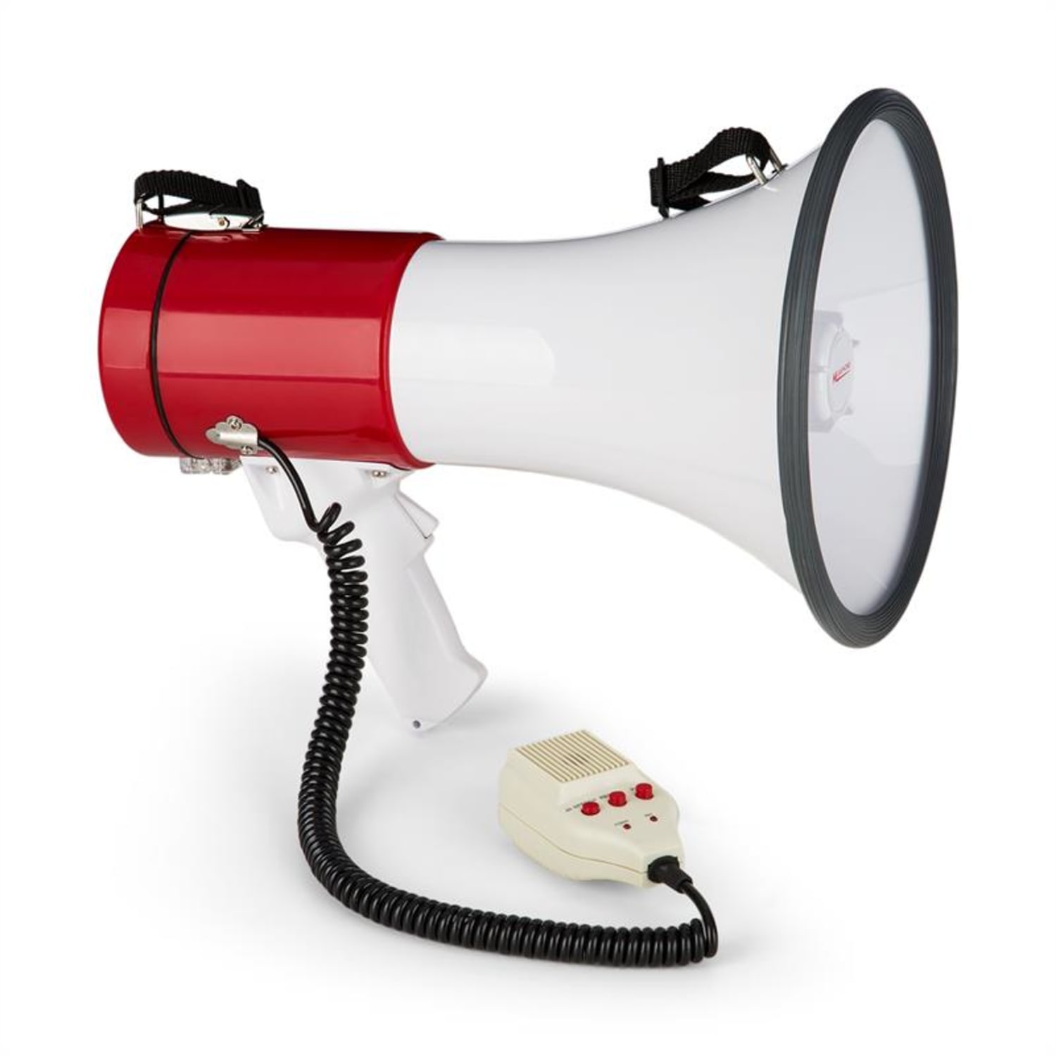 80W Megaphon MEGA080USB Mp3Player USB/RecFunktion 700m rot