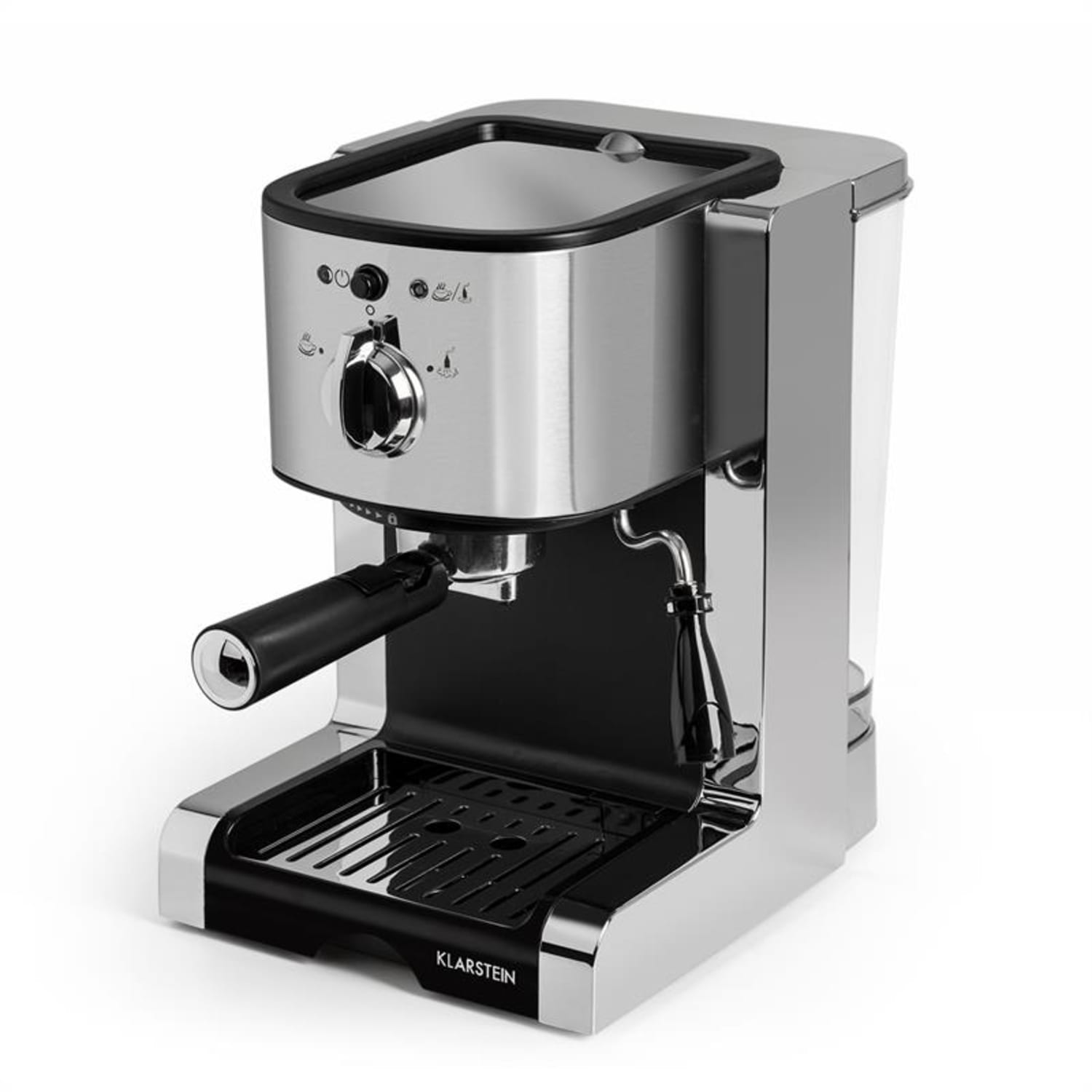 Klarstein Passionata 20 Espresso Machine 20 Bar Capuccino Milk Foam Silver