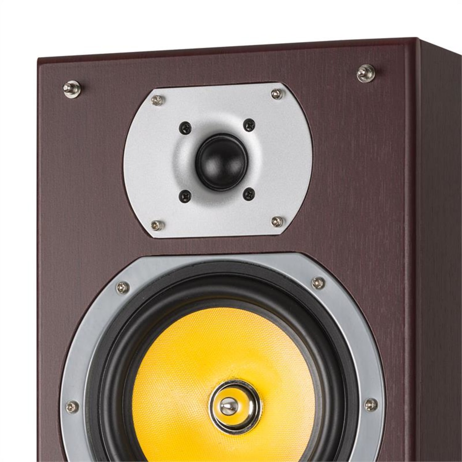 V9B Surroundsound Speaker Set 5 Speakers 440W RMS mahogany Mahogany