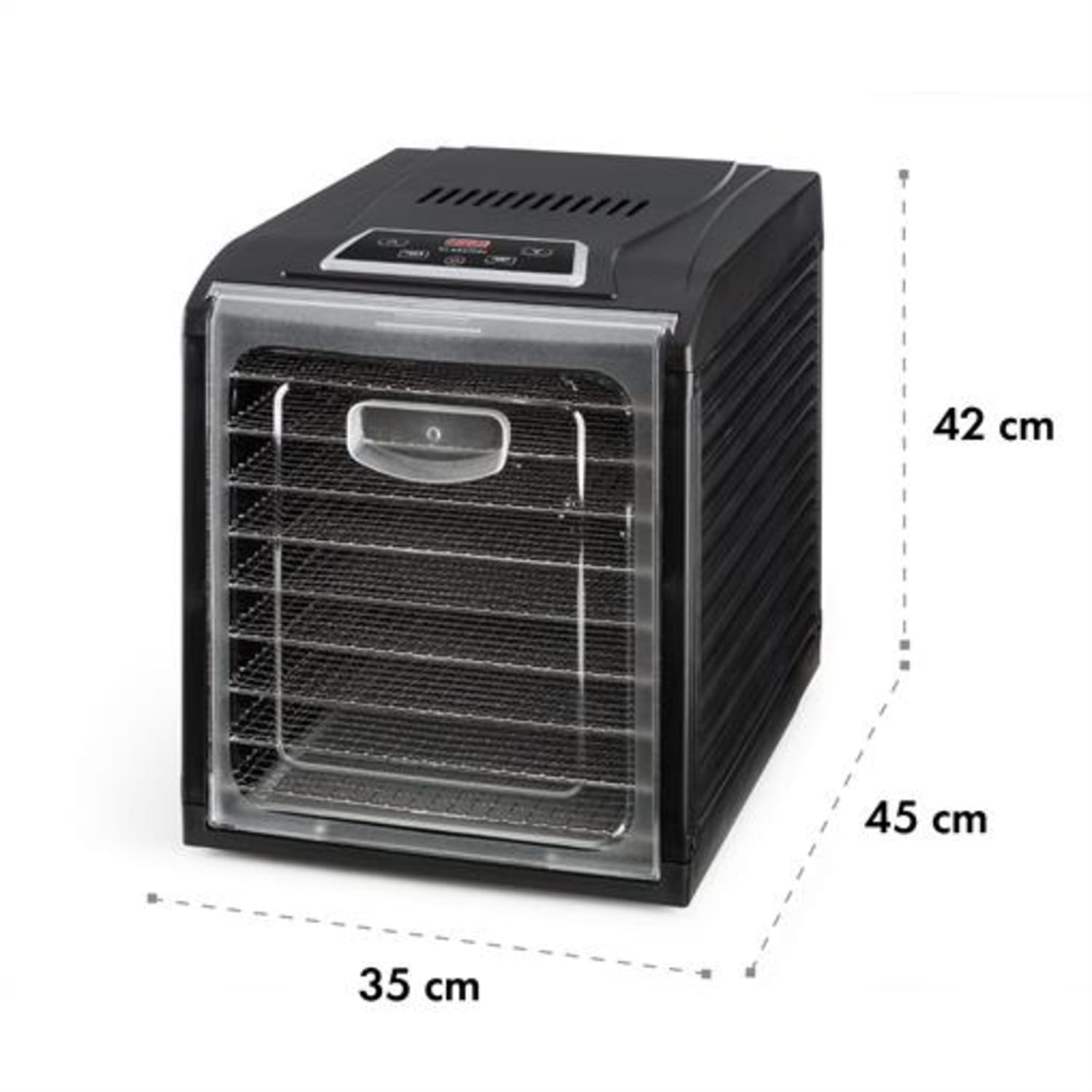 Heldere Fruit Jerky Plus 6 droogautomaat 6 opslagvakken blik 420-500W zwart