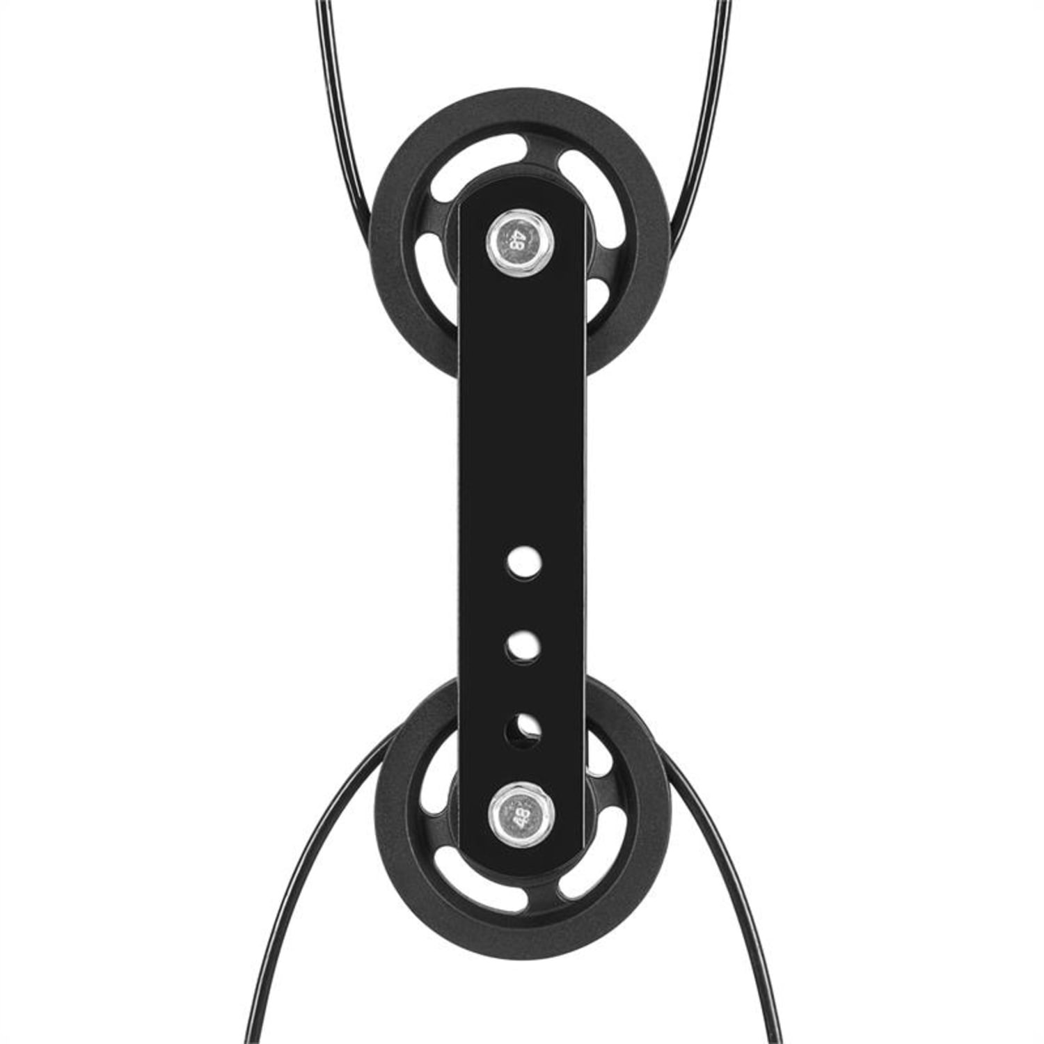 Maniglia Per Cavi Da Palestra Capital Sports - Acciaio Cromato, Presa Zigrinata, 43.5cm - Foto 9