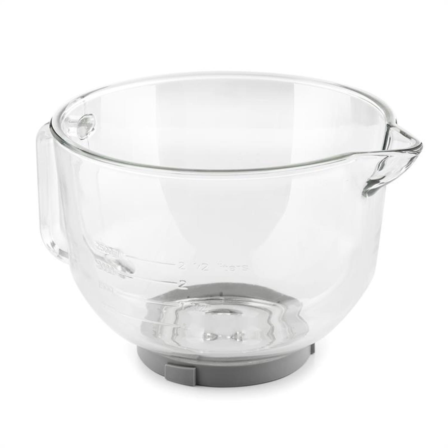 Bella Glass Bowl glazen mengkom voor de Bella 2G keukenmachine