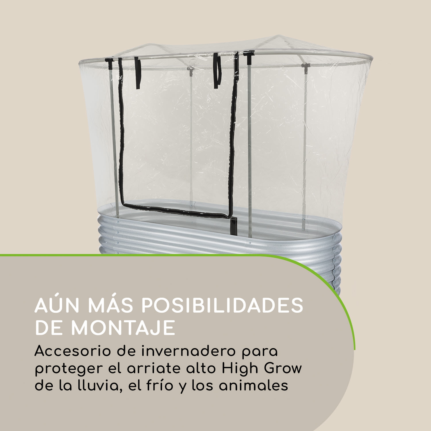 Blumfeldt High Grow Top 160 Accesorio de invernadero arriete 160x115x80