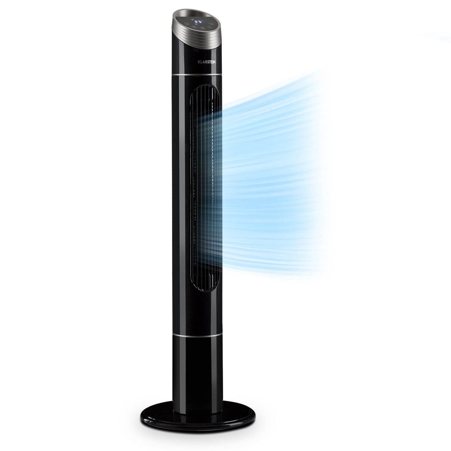 Sky High, stĺpový ventilátor, 40 W, 276 m³/h, 75° oscilácia, 3 režimy, čierny