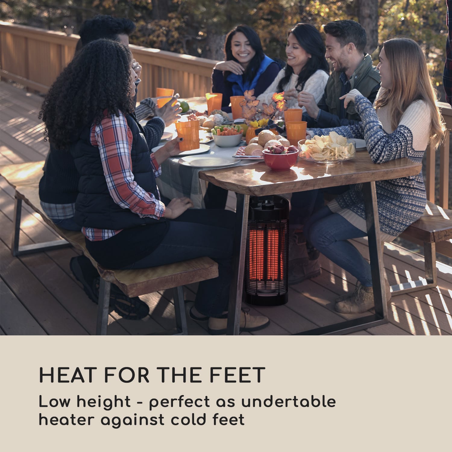 Blumfeldt Heat Guru 360 Stand Radiant Heater 1200 / 600W 2 Heat