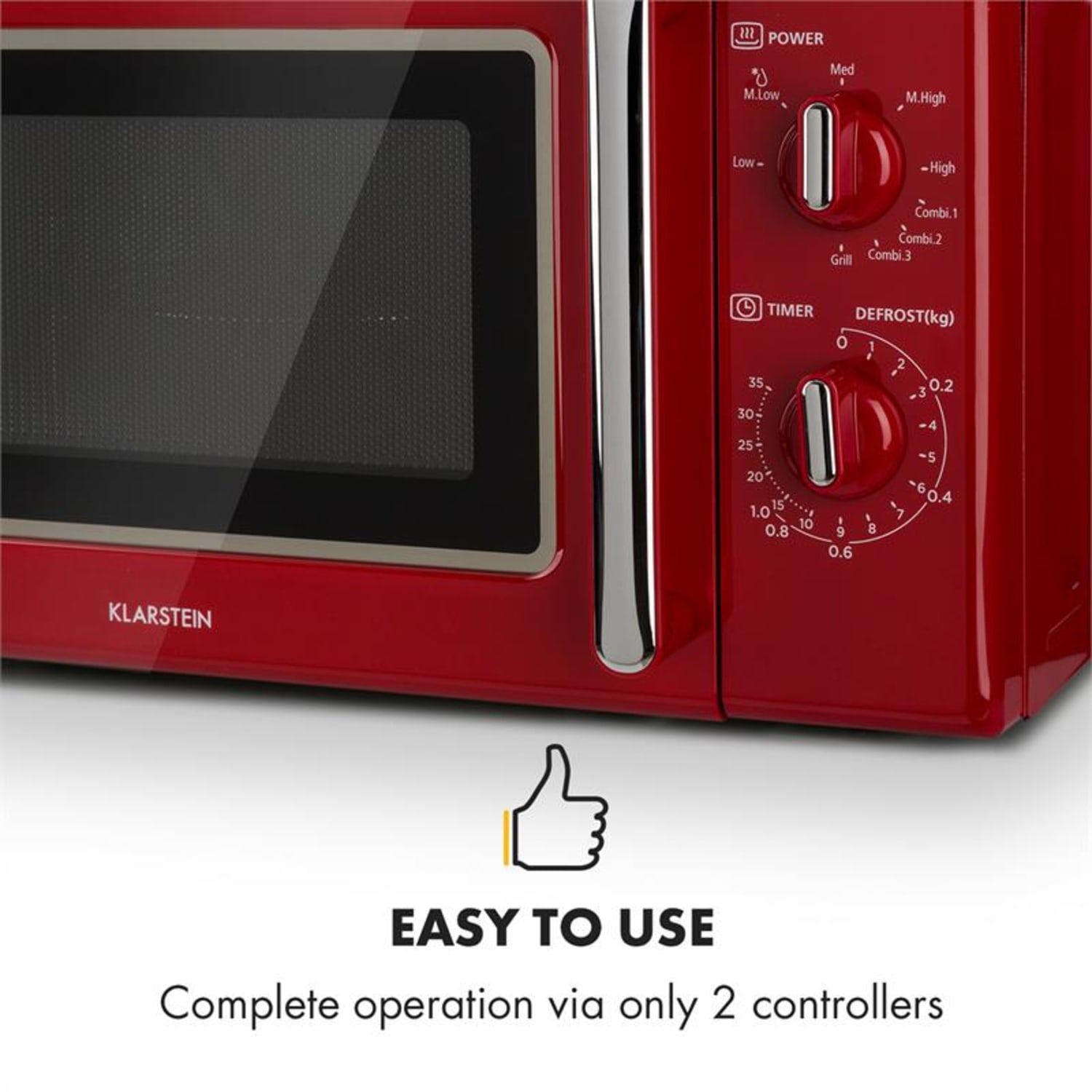 Micro Rouge Four Micro Onde Retro Rouge | micro ondes rouge – STHM