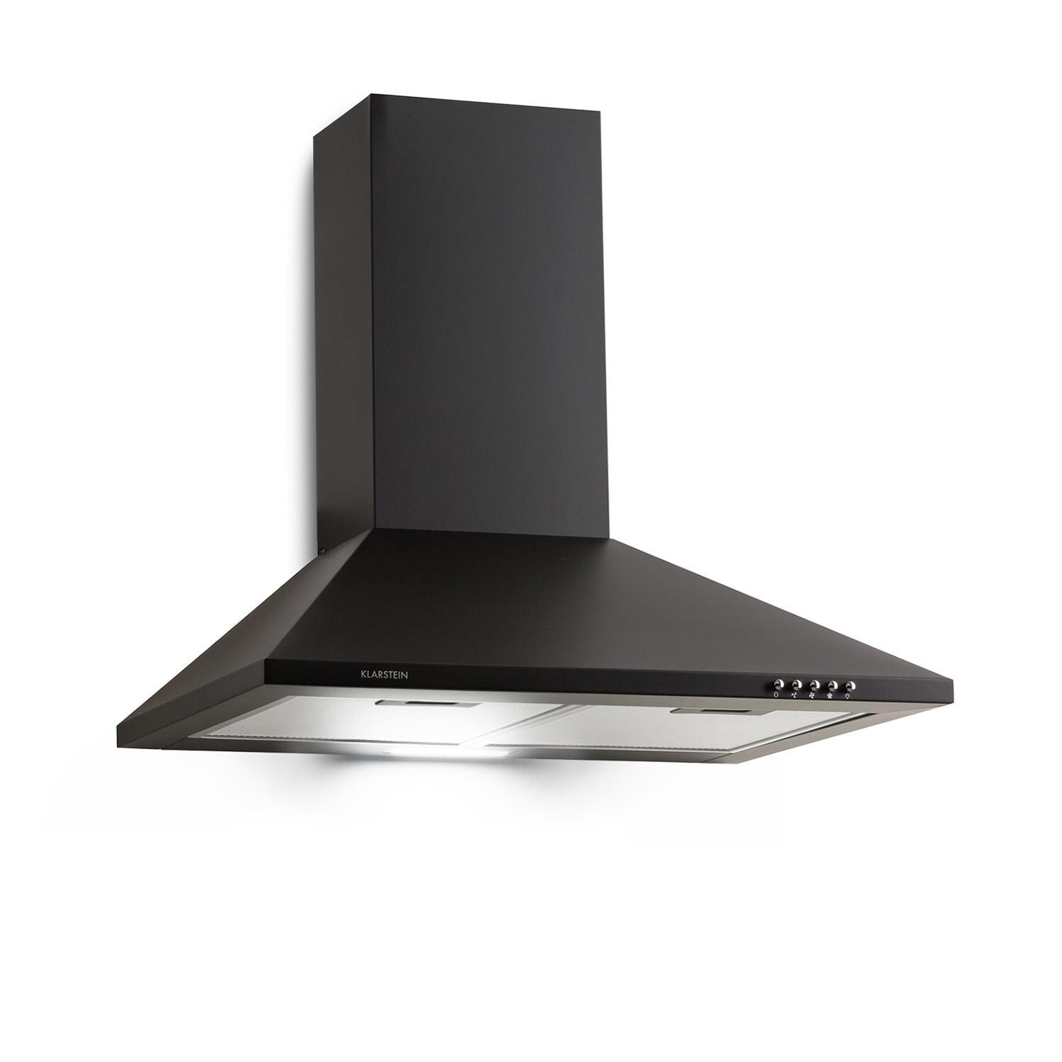 Zugspitze 60 Dunstabzugshaube Wandhaube 65W 310m³/h LED schwarz