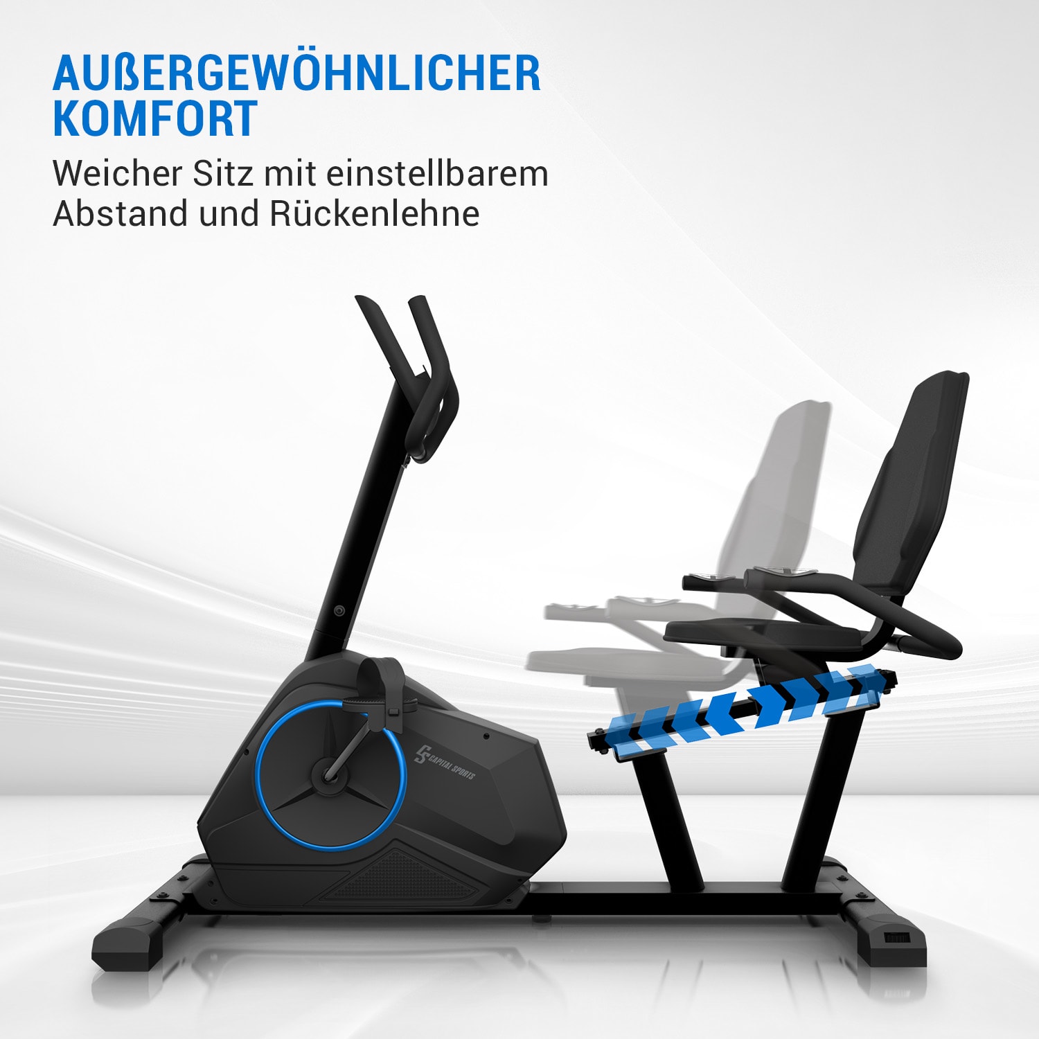 KLAR FIT Myon Cycle Heimtrainer – 12 Kg Schwungmasse, SilentBelt Riemenantrieb, 8 Widerstandsstufen, Inkl. Tablethalterung KLAR FIT Myon Cycle Heimtrainer – 12 Kg Schwungmasse, SilentBelt Riemenantrieb, 8 Widerstandsstufen, Inkl. Tablethalterung