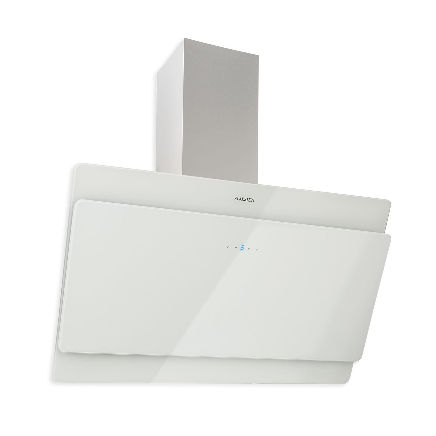 Aurica 90 Dunstabzugshaube 90cm 600 m³/h LED Touch Glas weiß