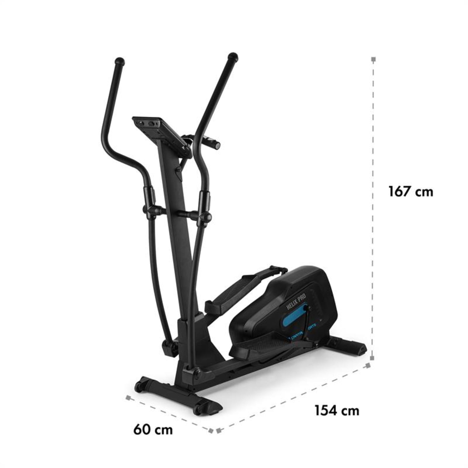 CAPITAL SPORTS Helix Pro cross trainer Bluetooth App 20kg motstånd
