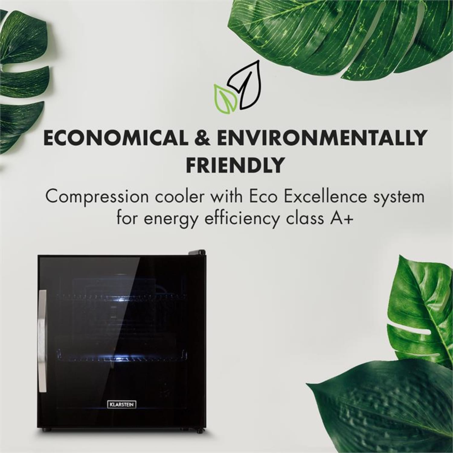 Beersafe L Onyx Getränkekühlschrank | Kompressionskühlsystem | 47 Liter