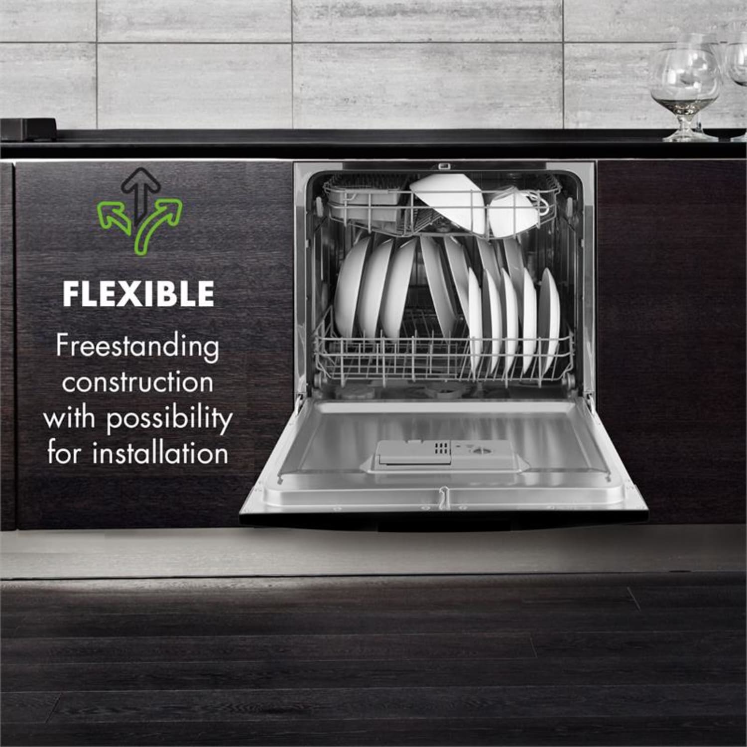 Klarstein Amazonia 8 Neo Tableware Dishwasher 8 Programmes LED Display