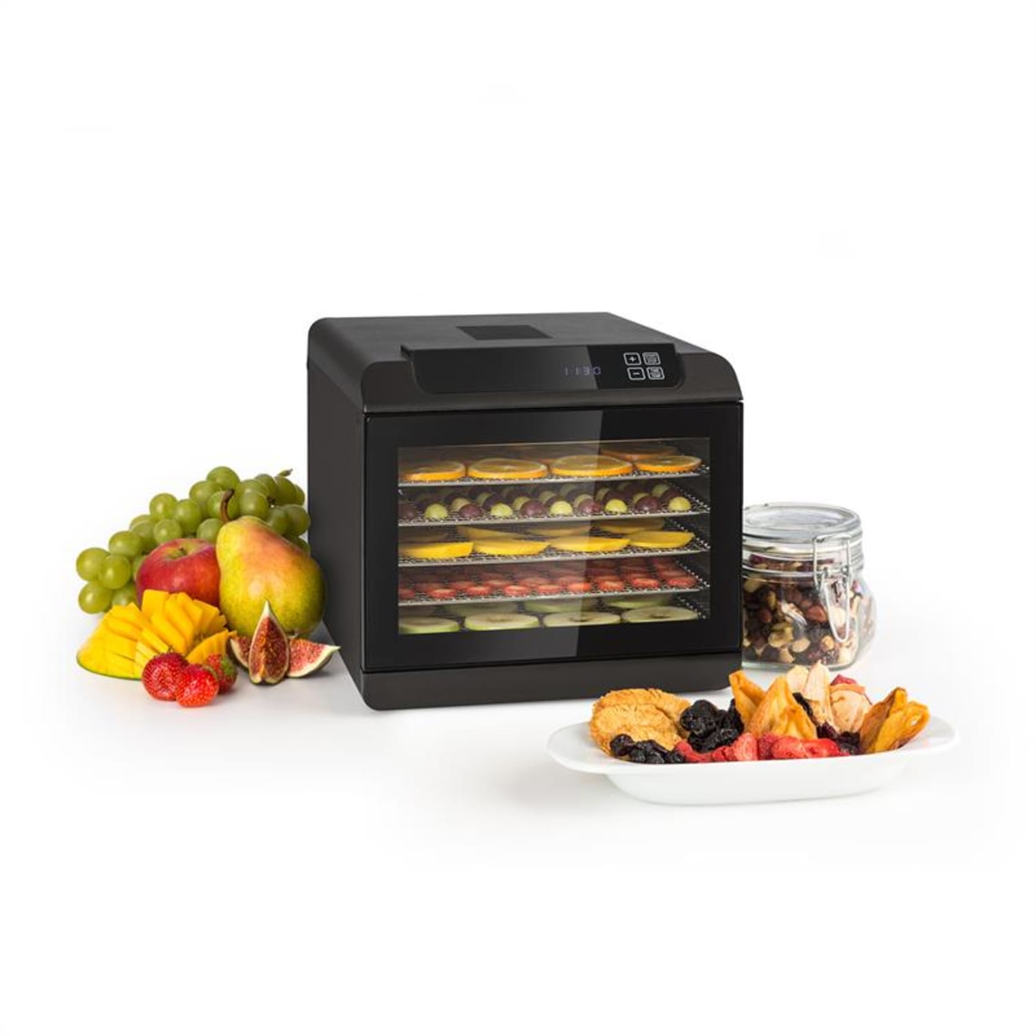 Arizona Jerky Deshidratador 500W 35-70°C Display táctil digital Negro
