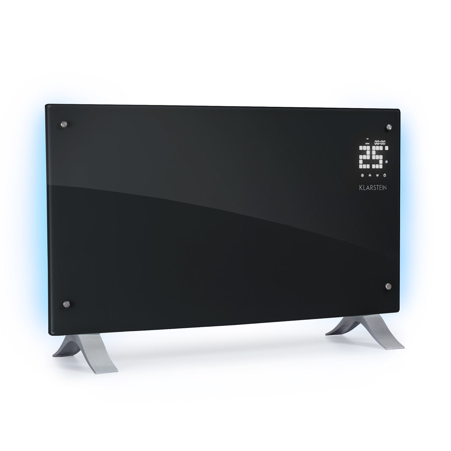 Bornholm Curved Ambient, încălzitor cu convecție, 1000/2000 W, negru
