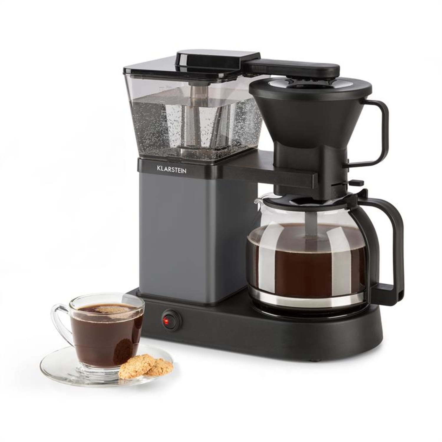 GrandeGusto Kaffeemaschine 1690W 1,3l Pre-Infusion 96°C schwarz