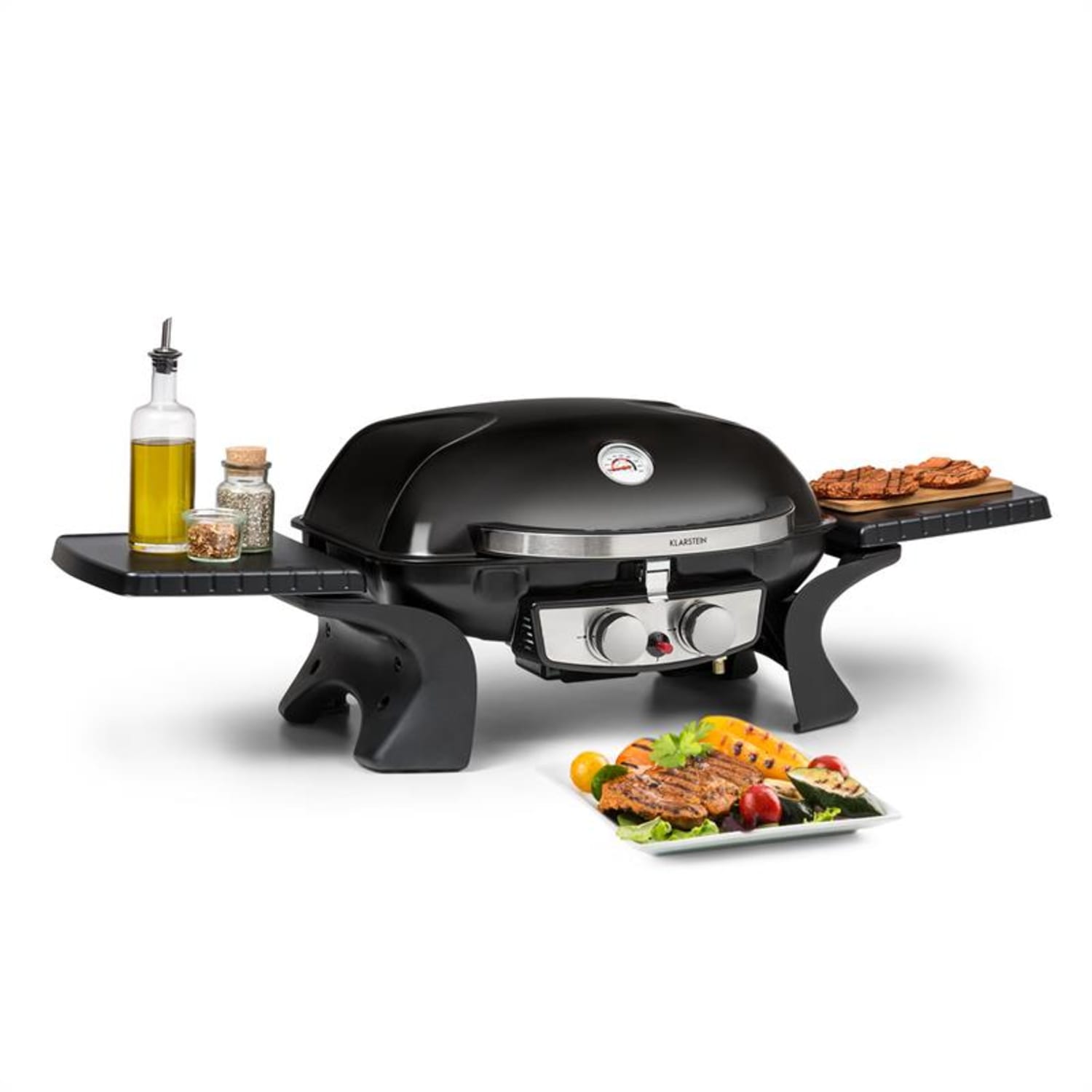 Parforce Duo 2 Gasgrill Brenner 4,4kW 15000BTU 300°C schwarz